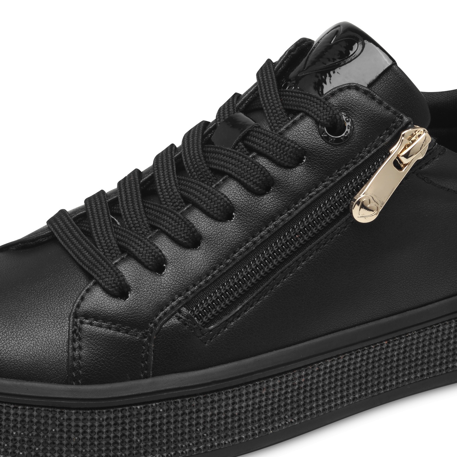 MARCO TOZZI Plateausneaker  , Freizeitschuh, Halbschuh, Schnürschuh in veganer Verarbeitung