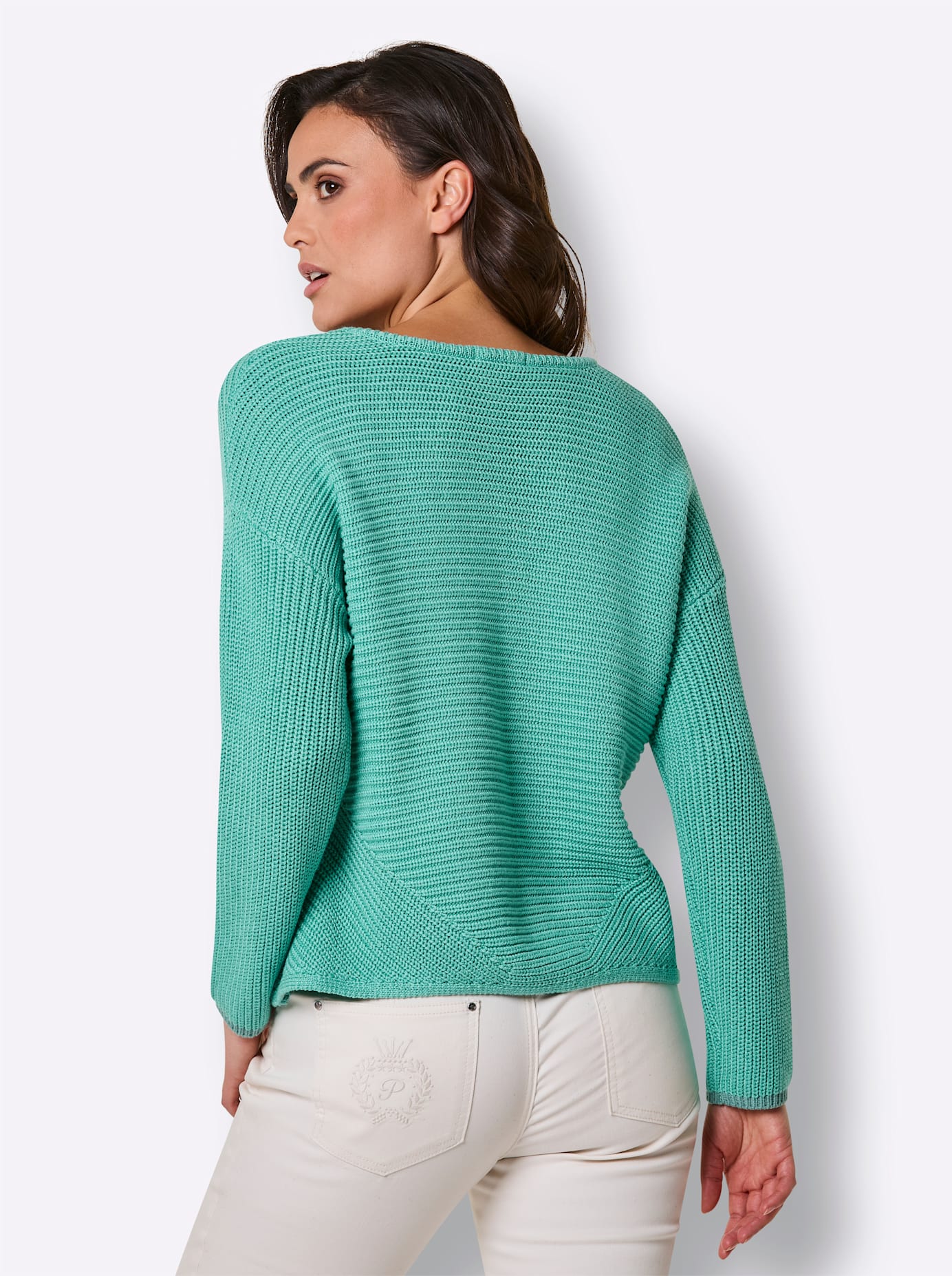 CREATION L PREMIUM Strickpullover "Lyocell-Baumwoll-Pullover"