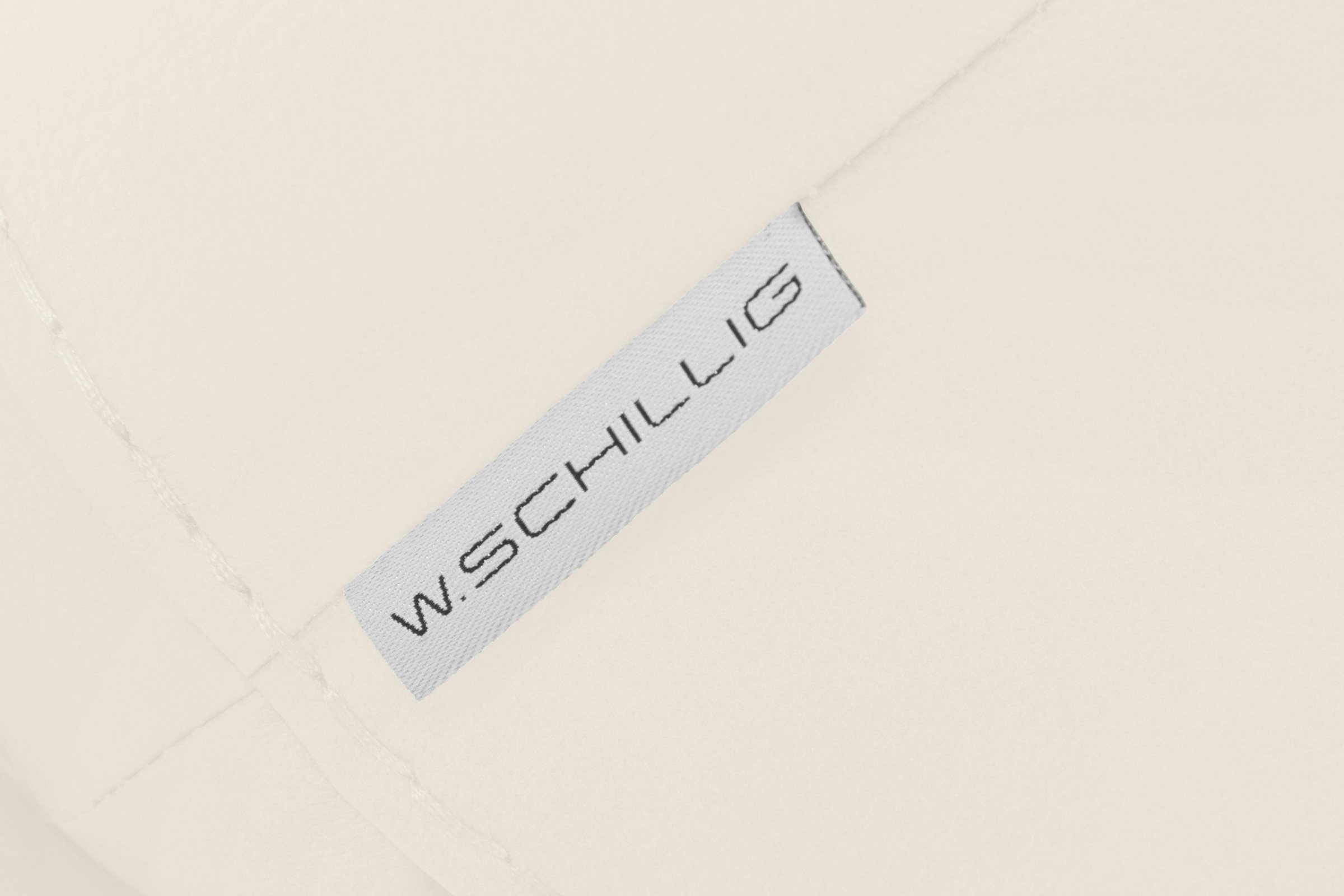 W.SCHILLIG Hocker »montanaa«, mit Metallkufen in Schwarz pulverbeschichtet, Breite 71 cm