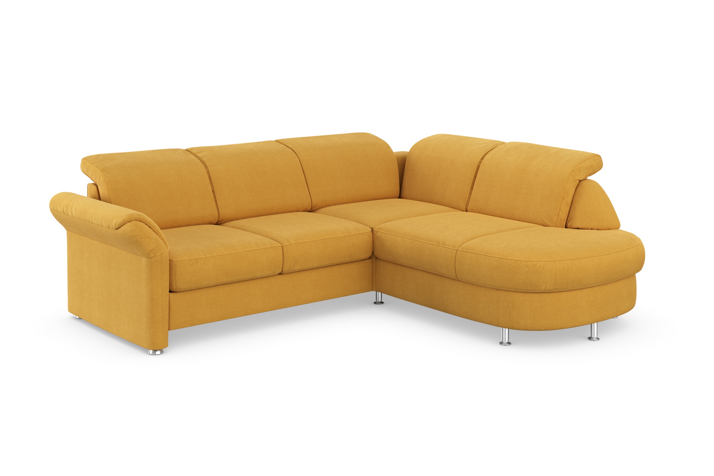 sit&more Ecksofa »Apulia L-Form«, wahlweise Bettfunktion, Bettkasten und Kopf- und Armteilverstellung