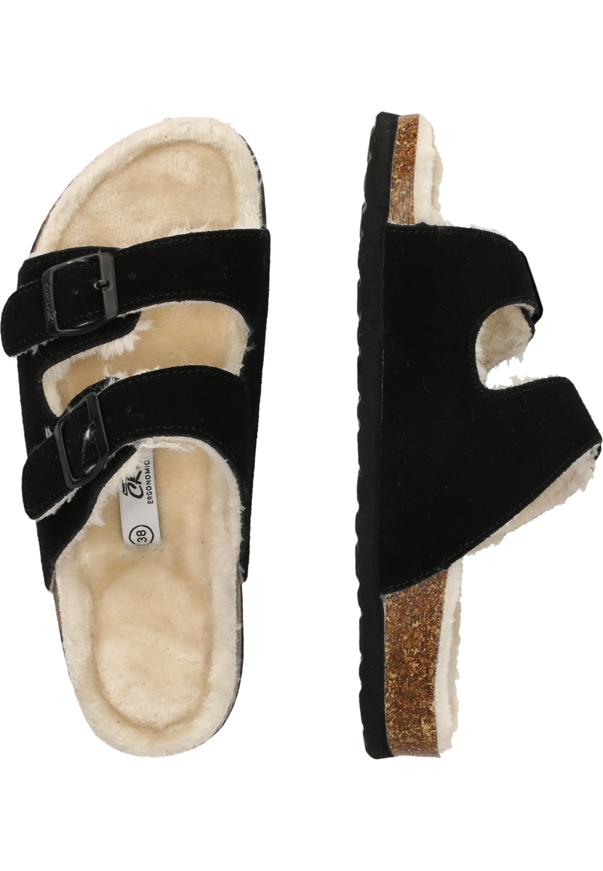 CRUZ Hausschuh »Beckett«, mit weichem Fleece-Innenfutter