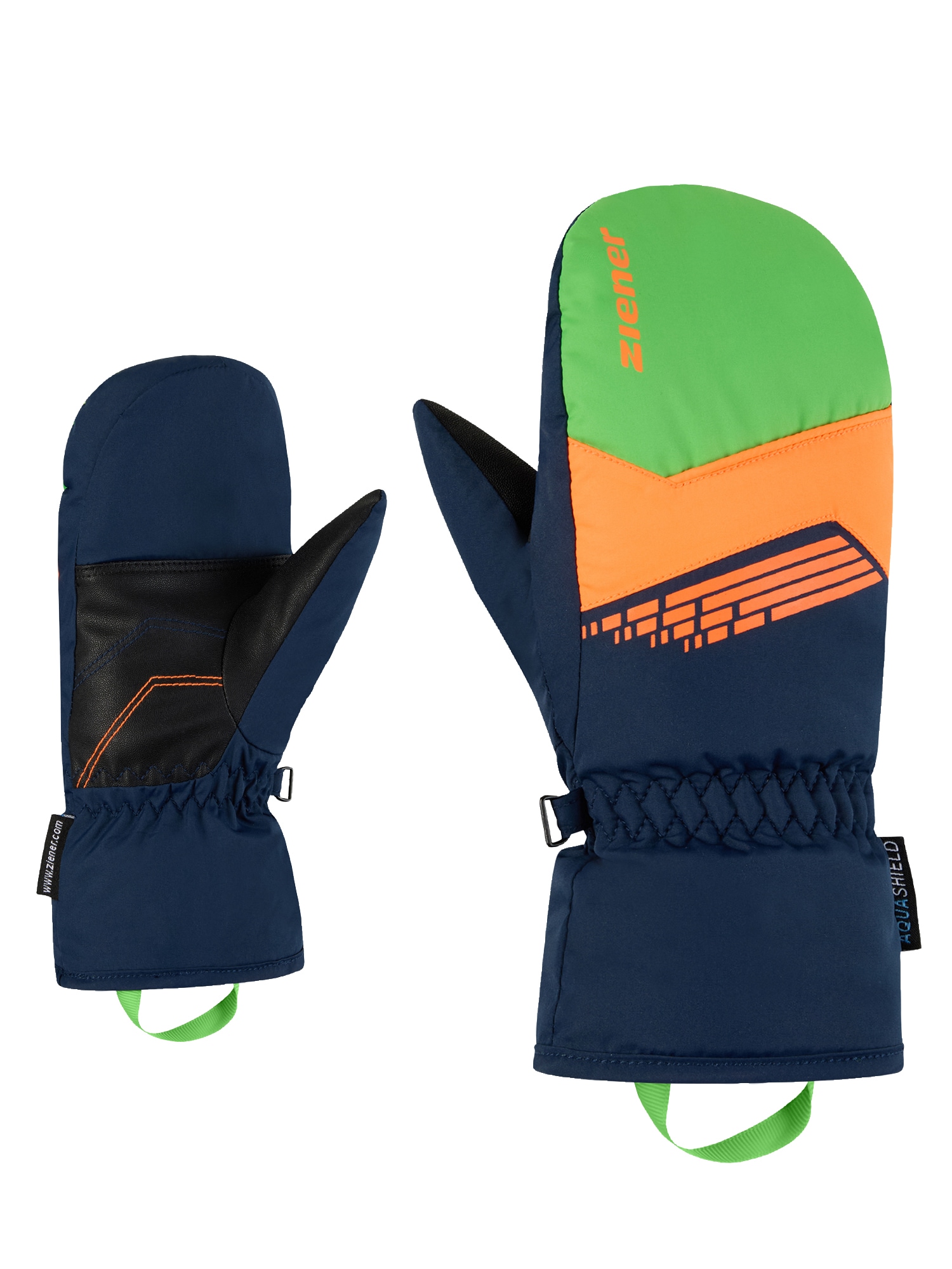Ziener Fäustlinge "LAVIVO-Z AQUASHIELD JUNIOR" wasserdicht, winddicht, atmungsaktiv, warm