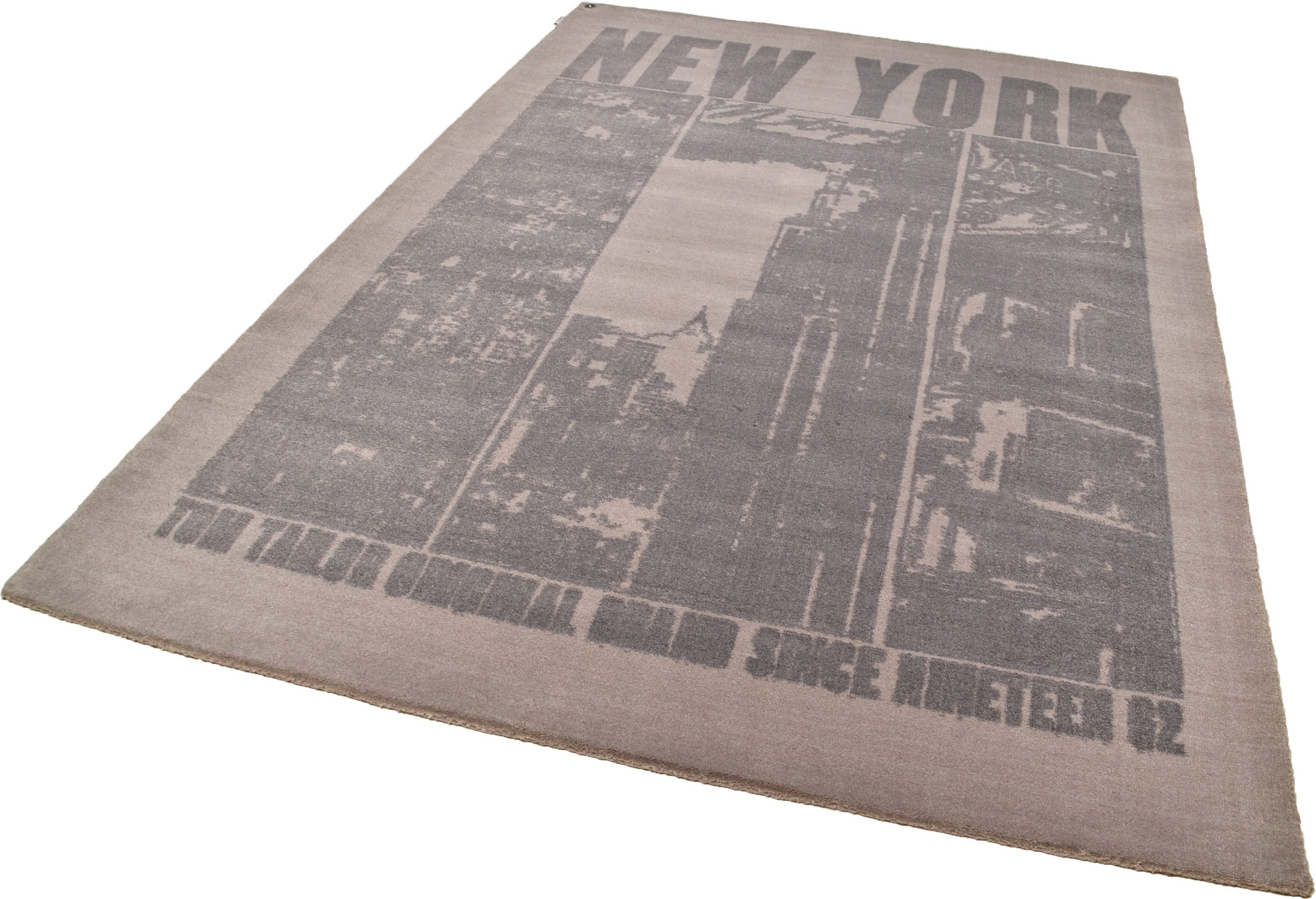 TOM TAILOR HOME Teppich "Happy New York" rechteckig 12 mm Höhe modernes Des günstig online kaufen