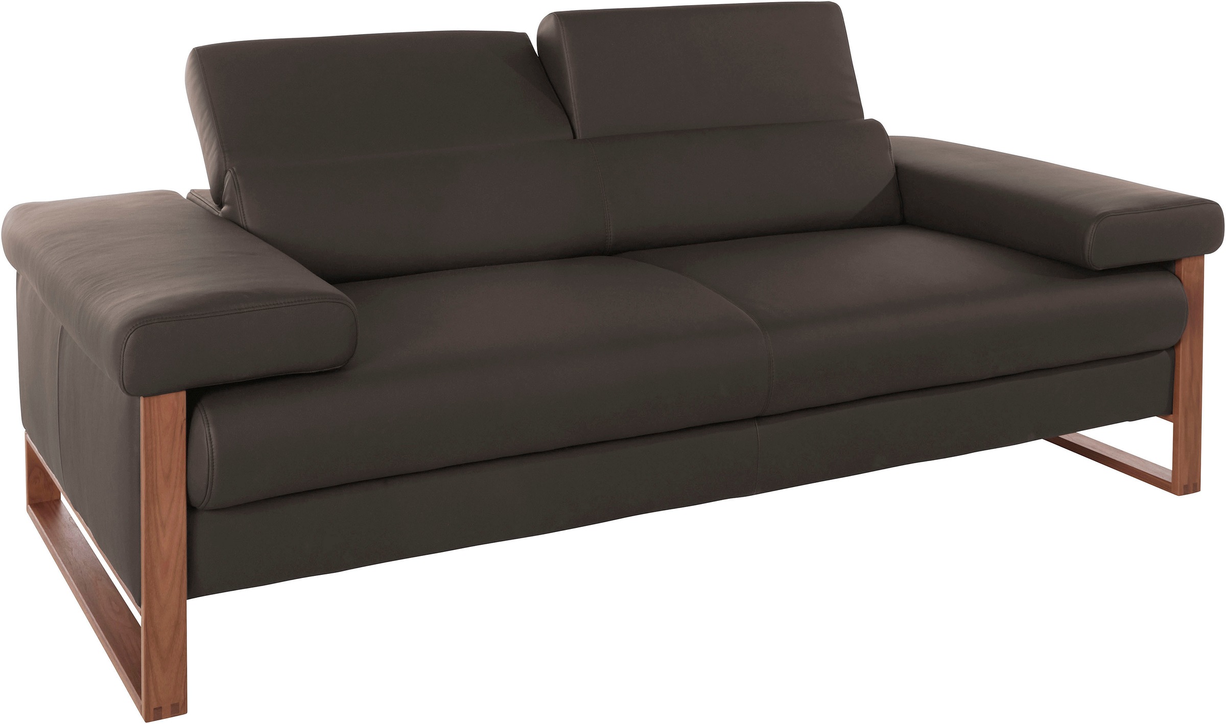 Thumbnail - W.SCHILLIG 2-Sitzer "finn" German Design Award 2016, Fußgestell Nussbaum natur, Breite 210 cm