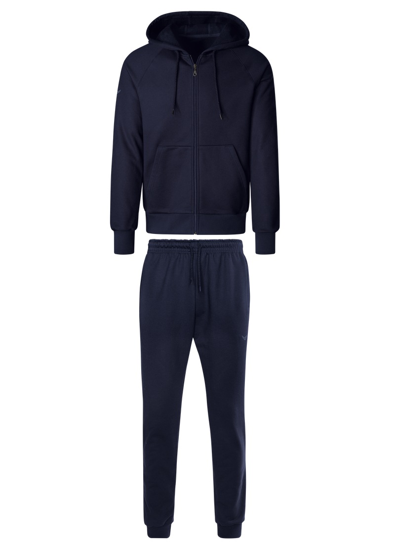Trigema Freizeitanzug "TRIGEMA Jogginganzug mit Kapuze und Reißverschluss" günstig online kaufen