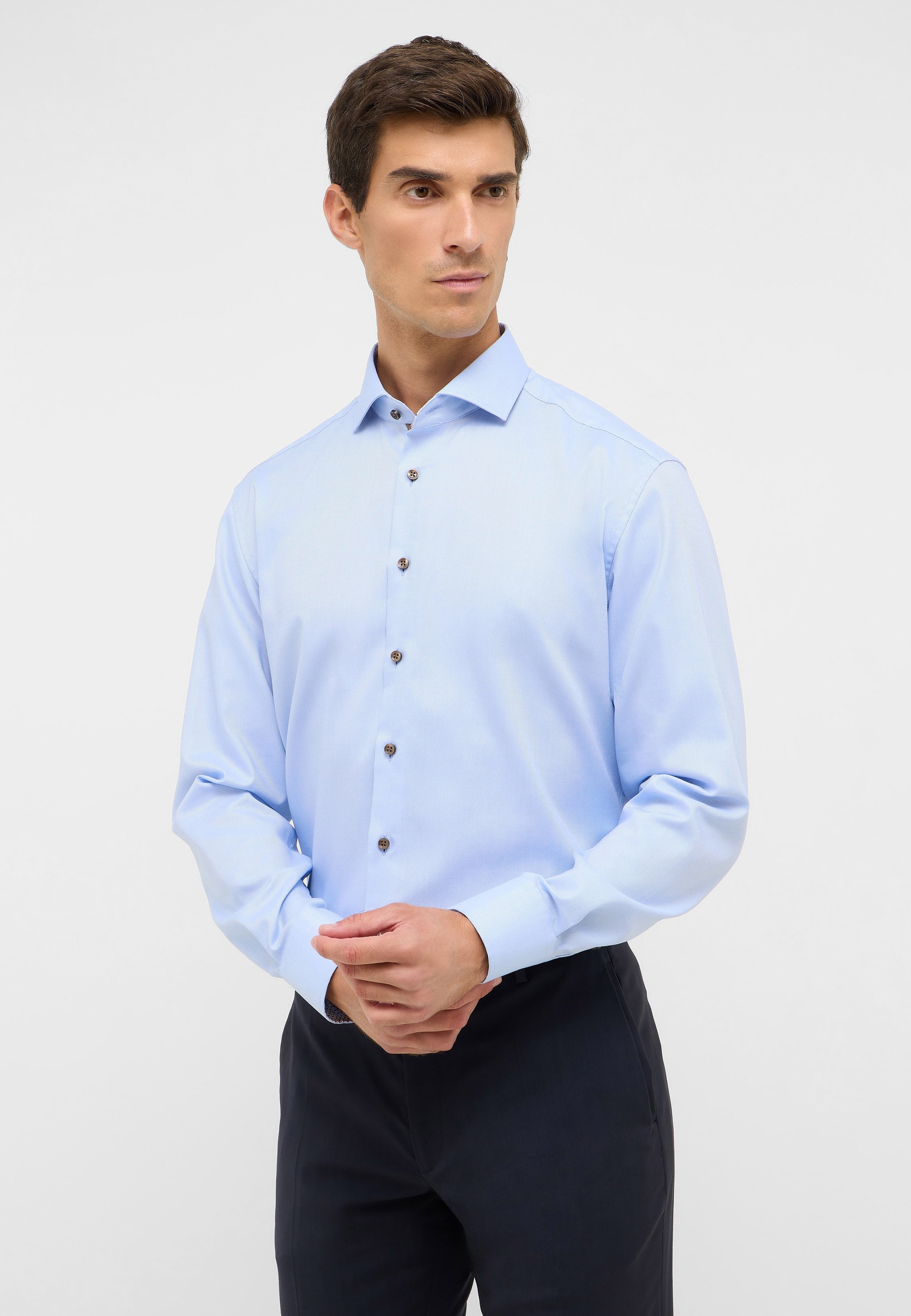 Eterna Langarmhemd "MODERN FIT", NON IRON (bügelfrei) günstig online kaufen