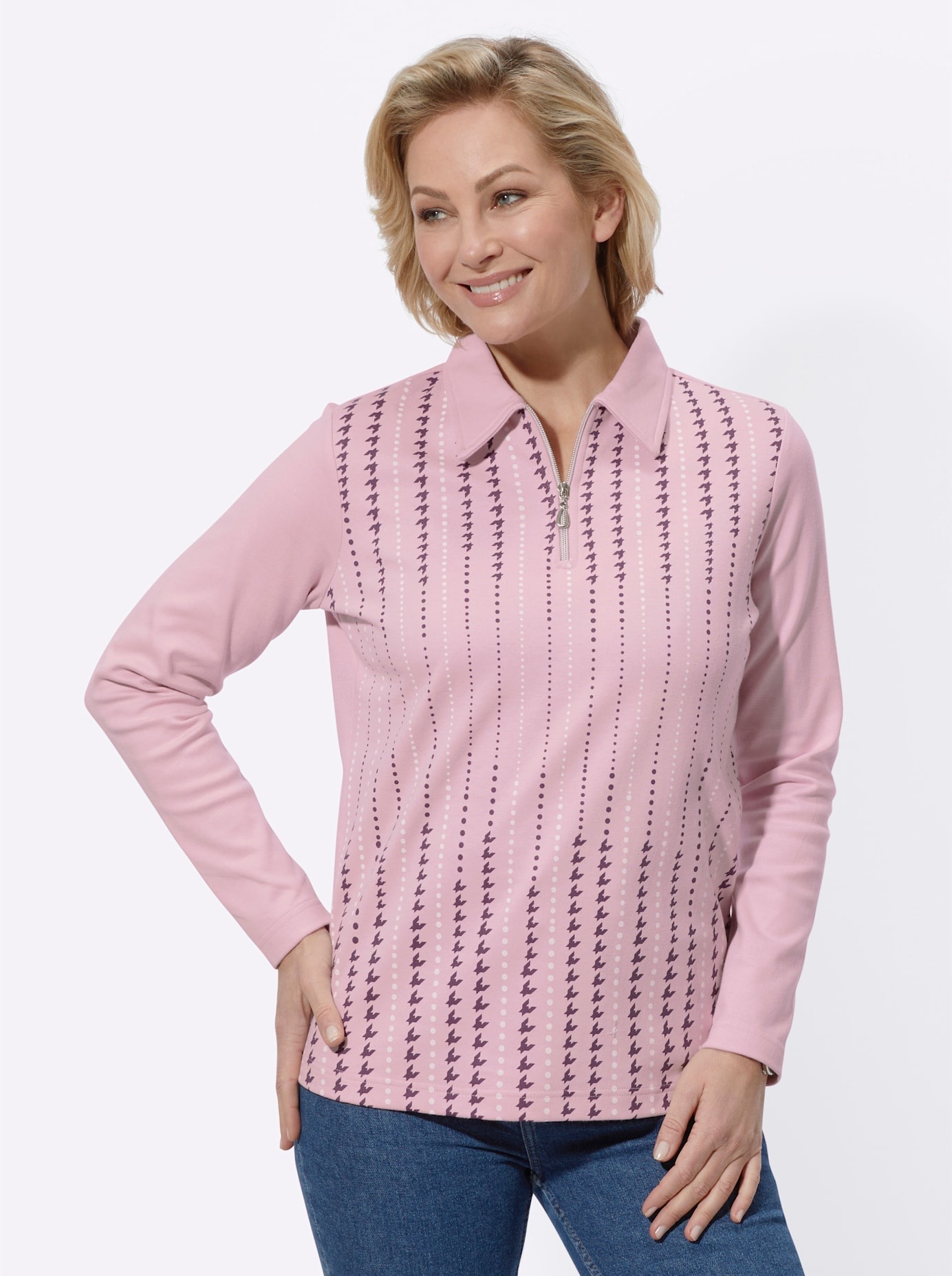 Classic Basics Poloshirt "Winter-Shirt" 1 Stk. tlg. günstig online kaufen