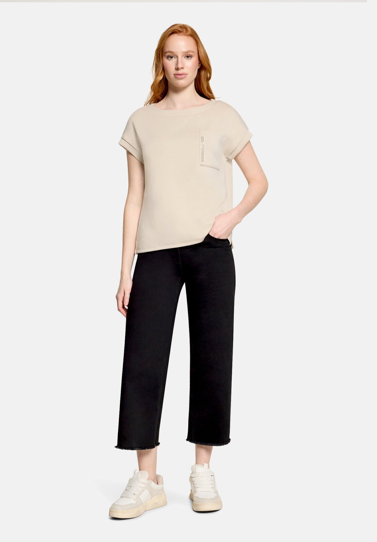 Betty Barclay Kurzarmshirt »Damen mit Seitenschlitzen« 1 tlg.