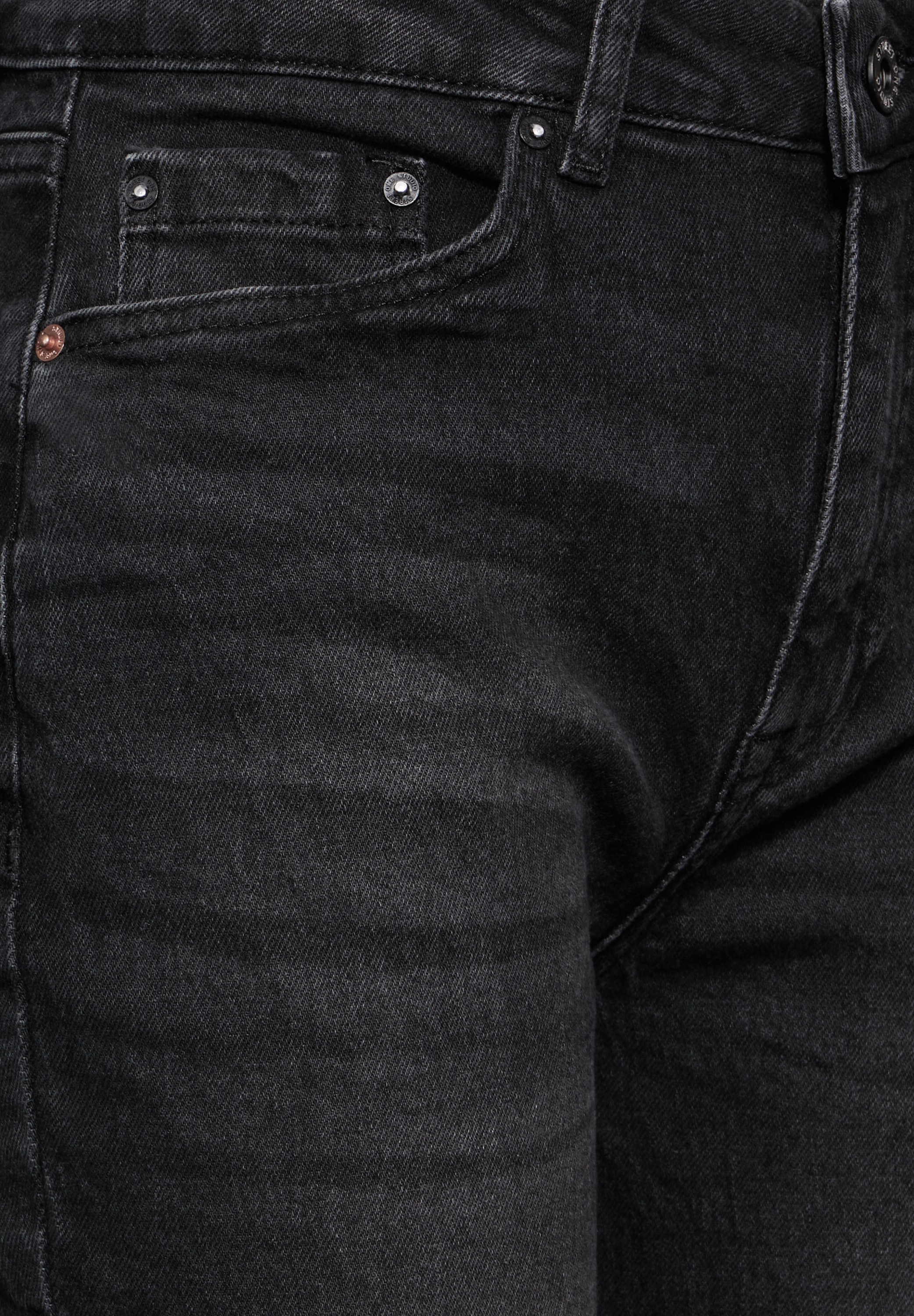 STREET ONE STUDIO 7/8-Jeans, High Waist