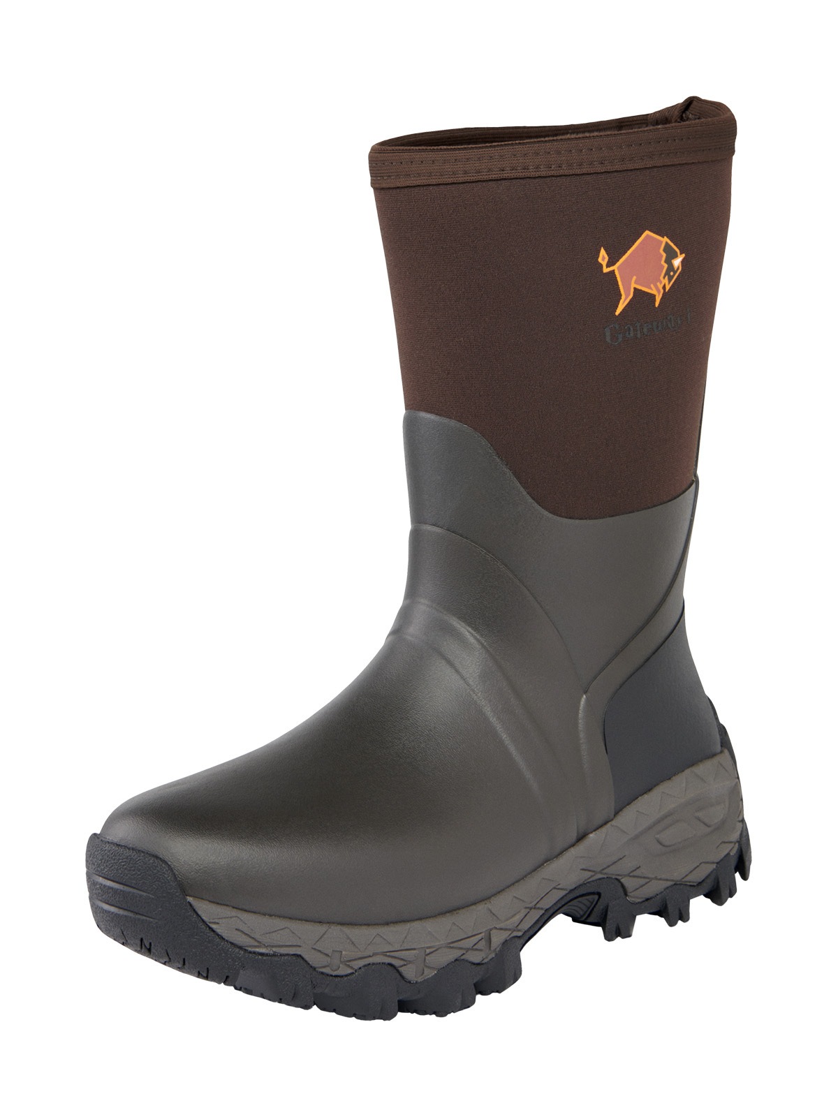GATEWAY1 Segelschuh "Stiefel 100101023-1047 Gateway Woodwalker 12" 4mm", 43, braun, Schuhe