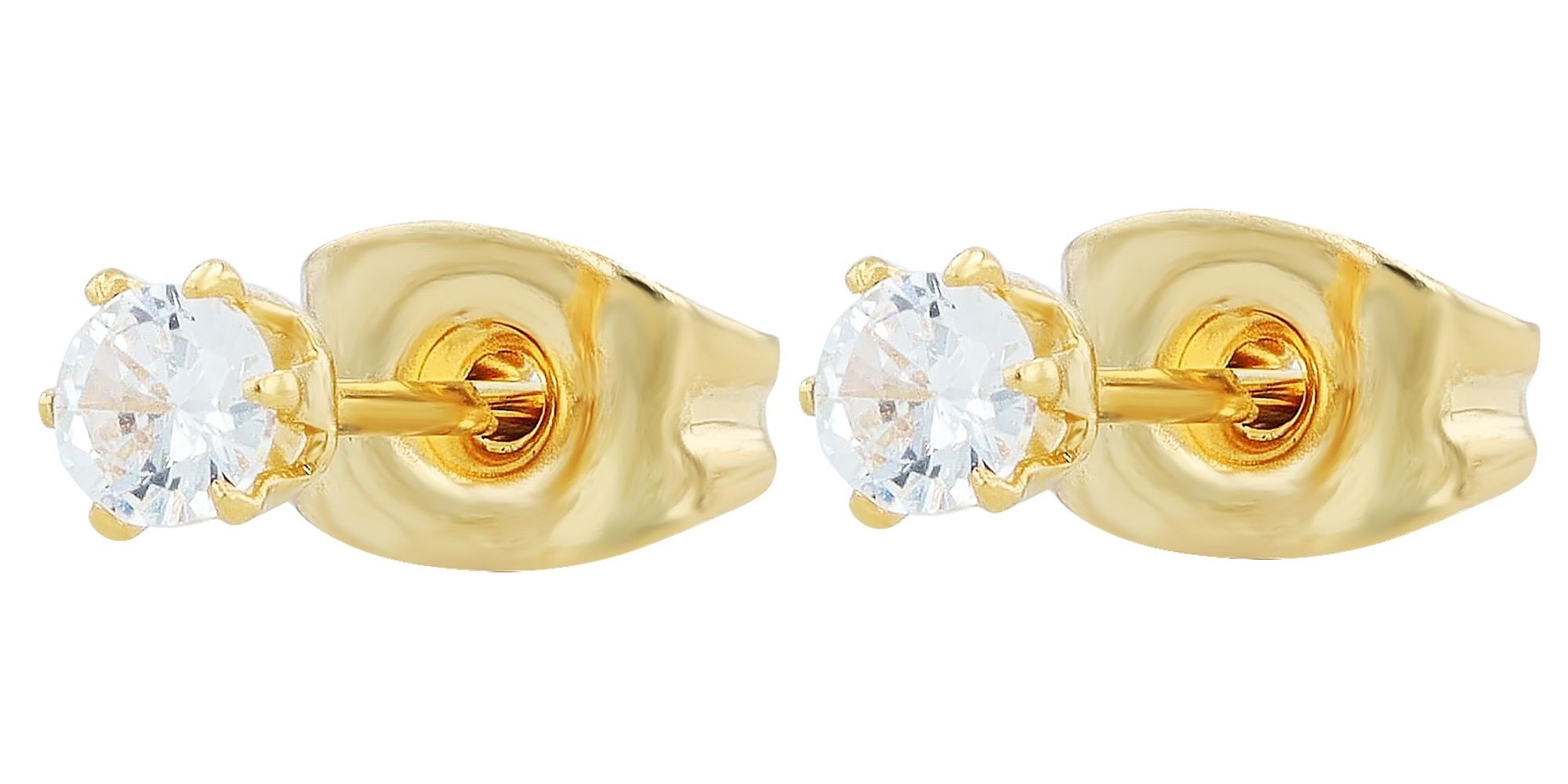 Adelia´s Paar Ohrhänger »Damen Ohrringe – Ohrstecker aus Edelstahl mit Zirkonia« Ein Geschenk, das Freude macht