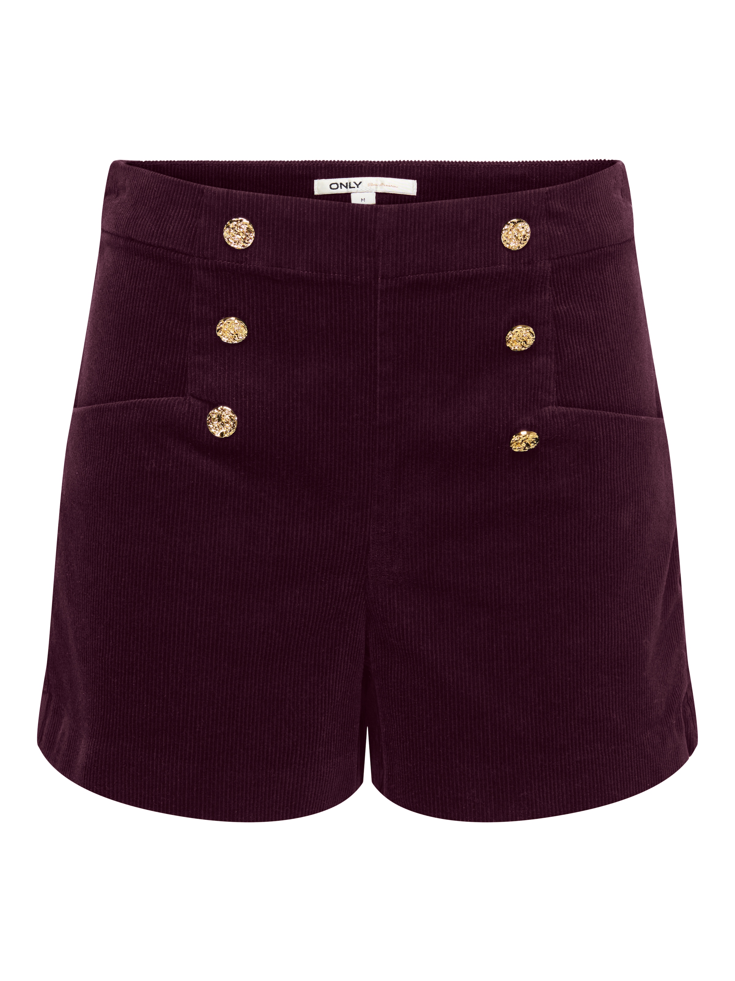 ONLY Shorts »ONLZEVA HW CORD BUT SHORTS CC PNT«  Baumwollmischung, Cord, high waist