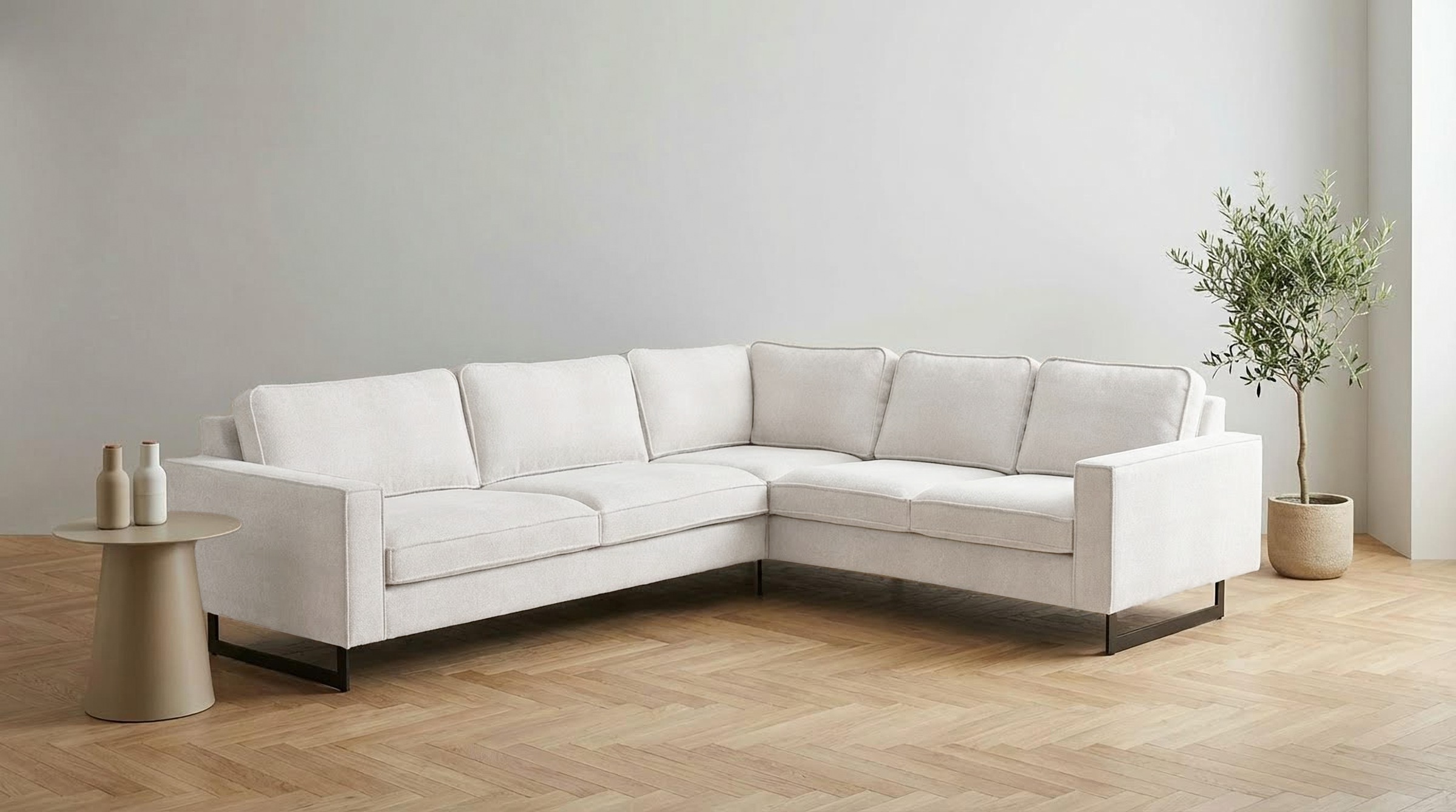 Home affaire Ecksofa "Pinto, XXL, 250/290 cm, langer Schenkel, Ottomane" Co günstig online kaufen