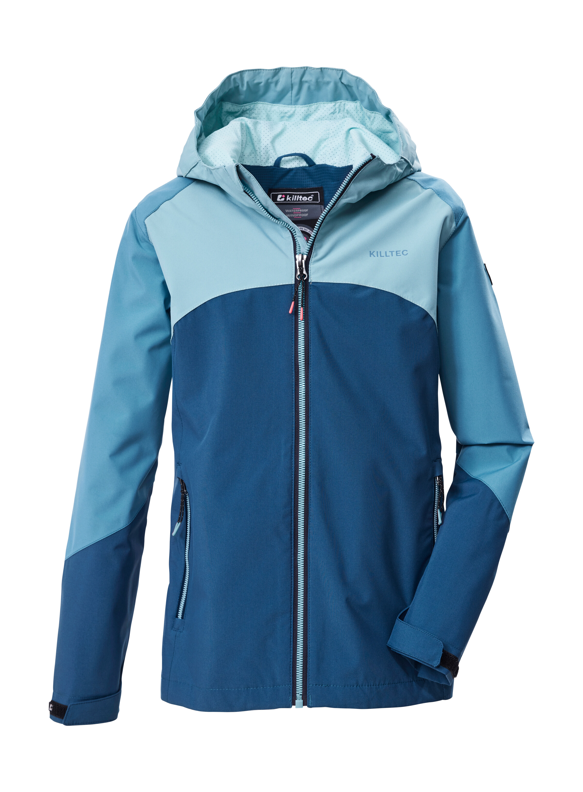 Killtec Funktionsjacke "KOS 158 GRLS JCKT" Wind- und wasserdichte Mädchenjacke mit Teflon EcoElite™