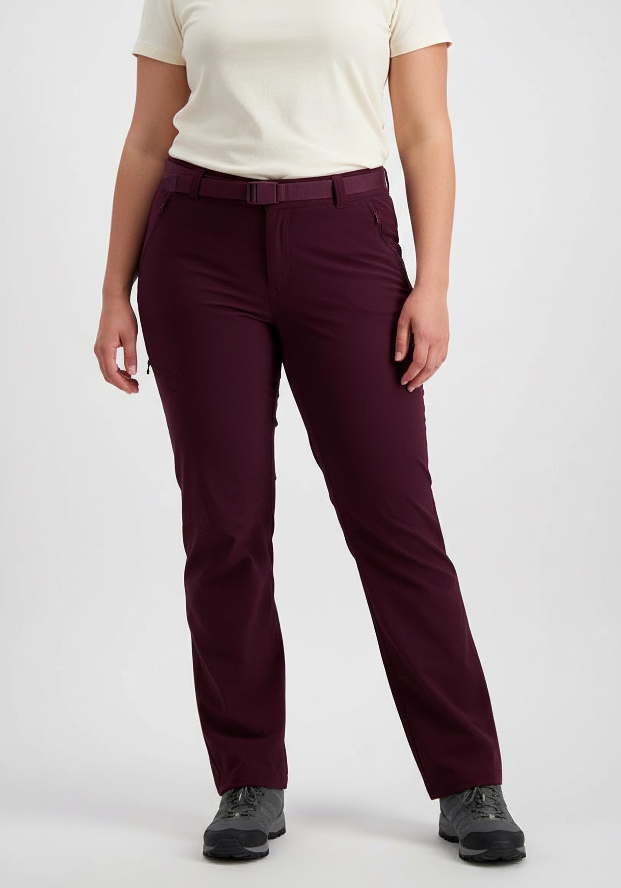 Maier Sports "DA-HOSE LINING EL. LULAKA WINTER" mit vier Reißverschlusstaschen, aus 4-Wege-Stretchmaterial