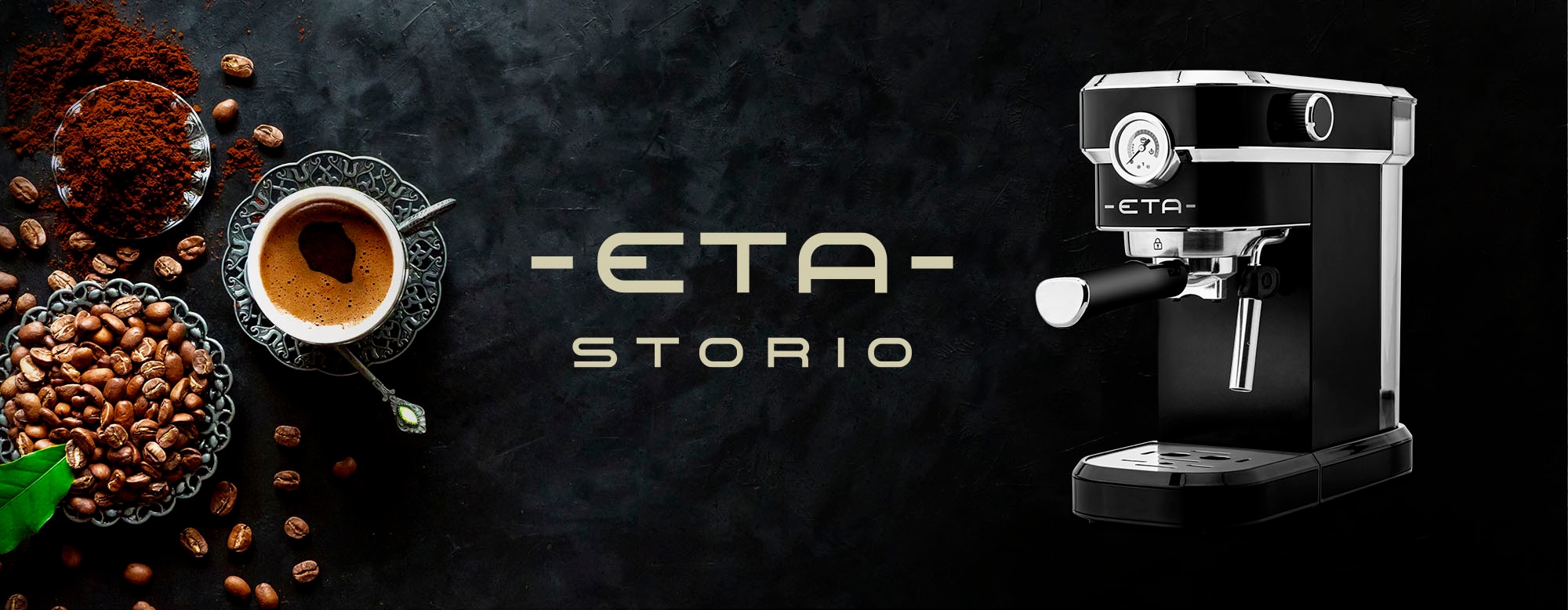 eta Espressomaschine »STORIO ETA618190020«, Siebträger, 1350W, max.20 bar, Thermoblock