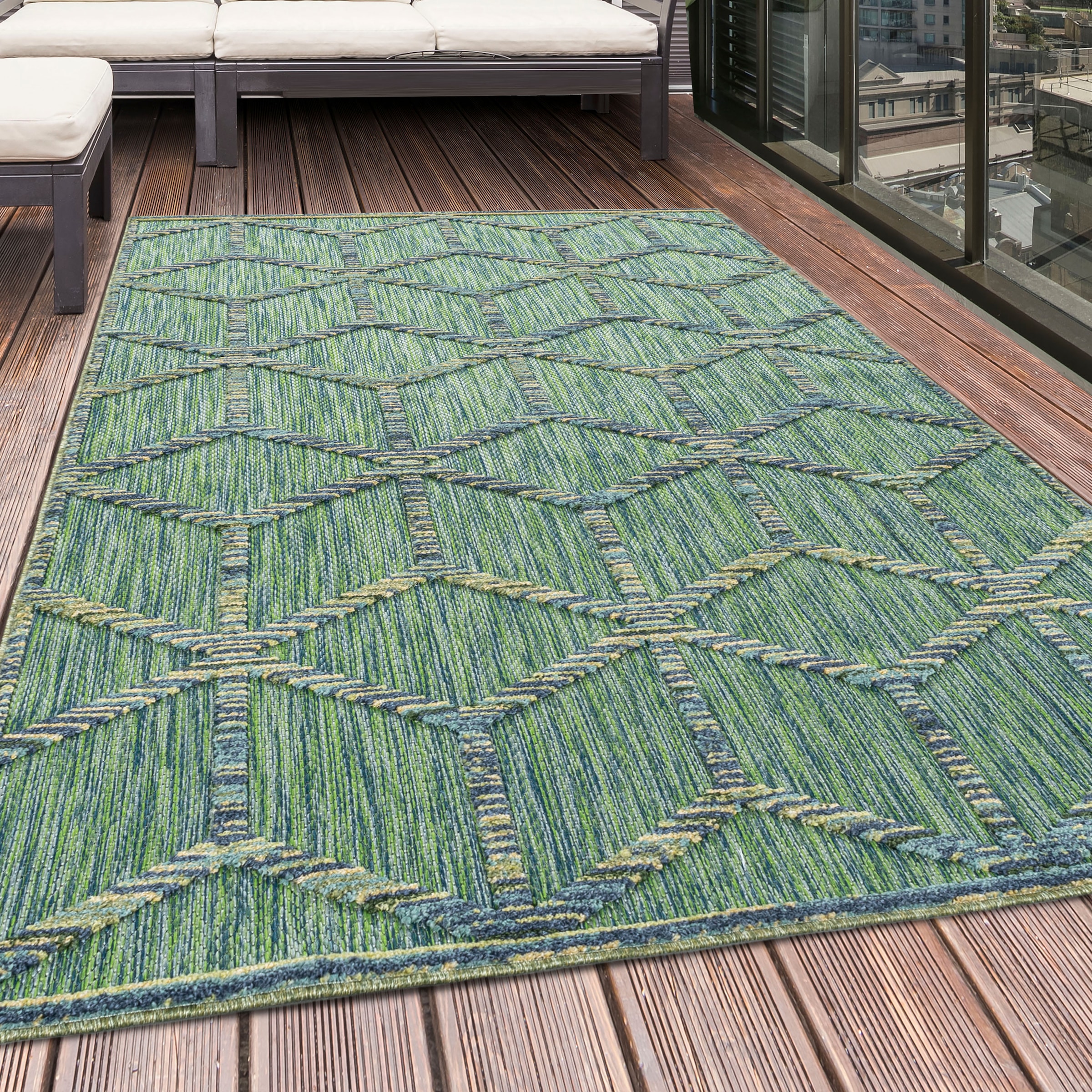 Ayyildiz Outdoor BAUR Teppiche Teppich | »BAHAMA rechteckig, TEPPICHE,BAHA«, 5151,AYYILDIZ mit Hoch-Tief-Struktur, geeignet In-und Flachflor kaufen
