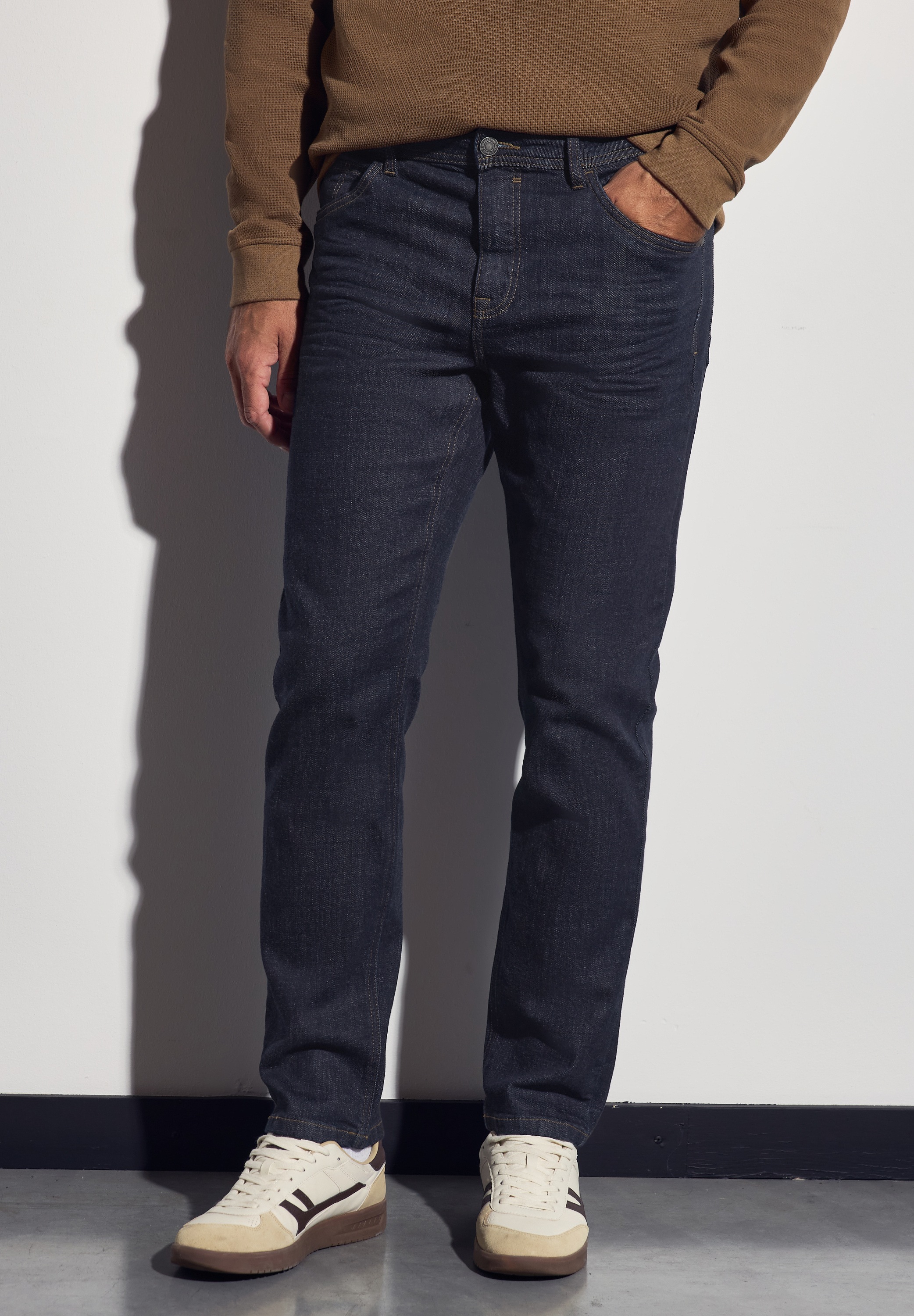 STREET ONE MEN Regular-fit-Jeans, aus Baumwolle mit Stretchanteil günstig online kaufen