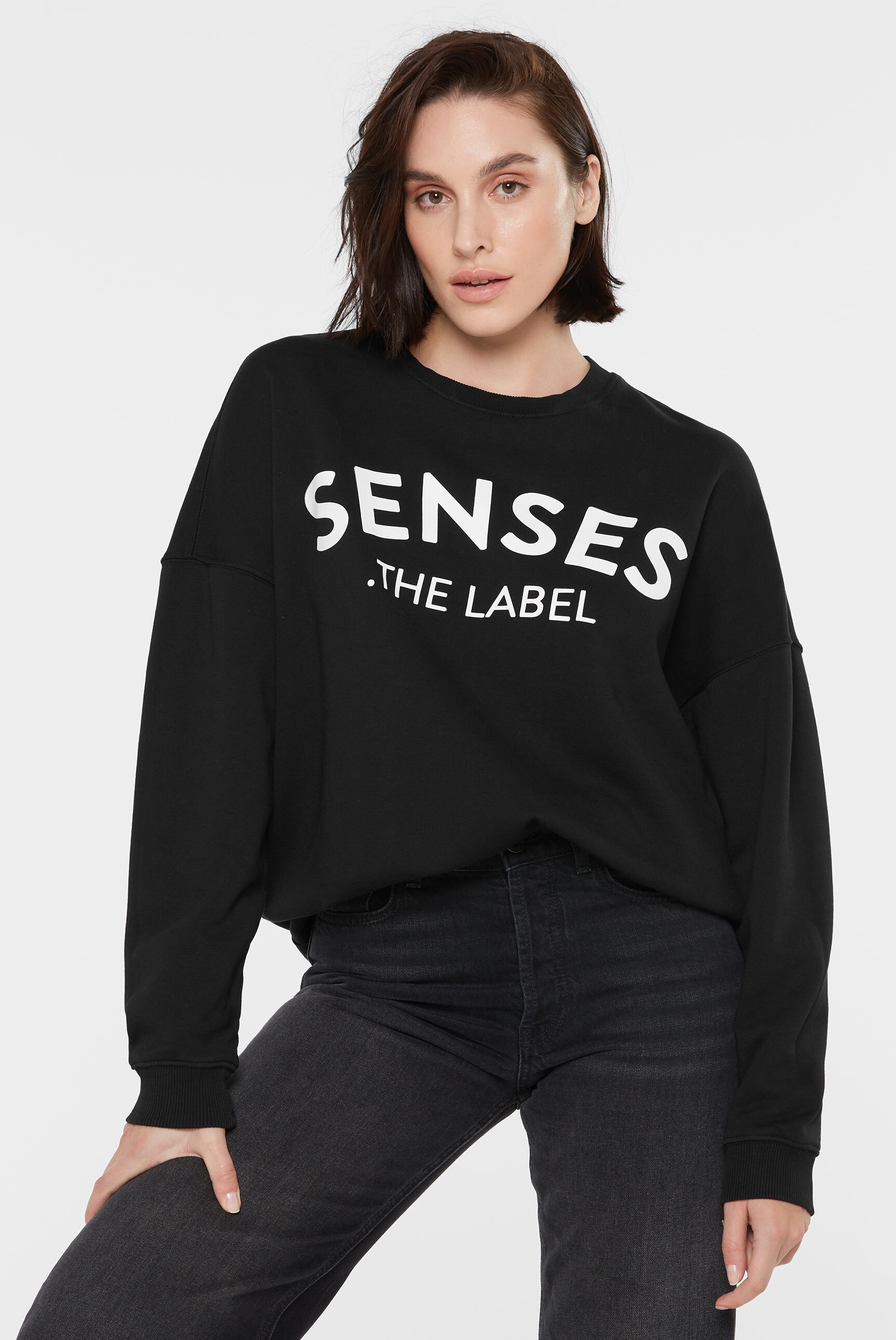 SENSES.THE LABEL Sweater aus Baumwolle günstig online kaufen