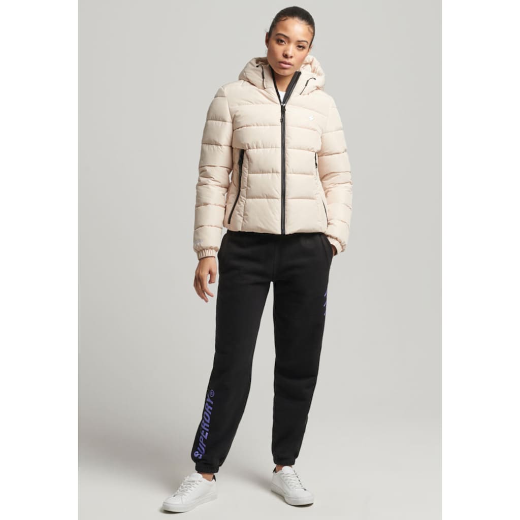 Superdry Steppjacke »HOODED SPIRIT SPORTS PUFFER«, mit Kapuze