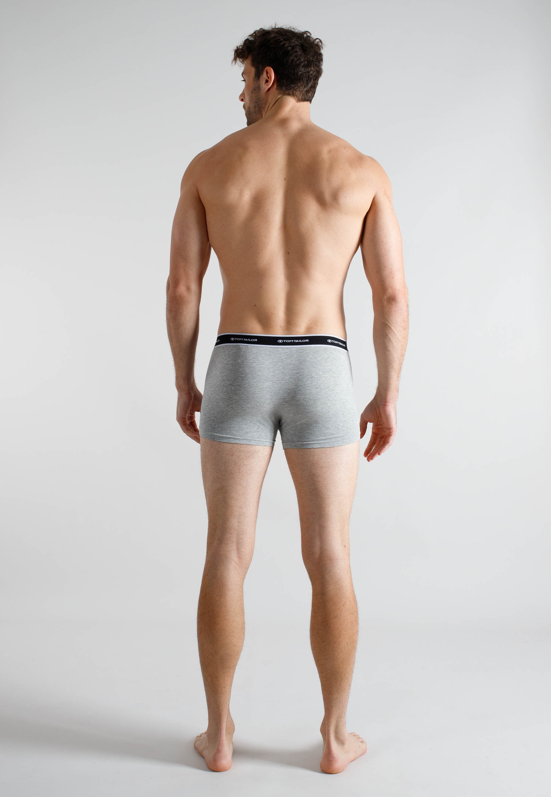 TOM TAILOR Boxershorts »Kentucky« Packung,  weich, bequem, basic, eng, atmungsaktiv, Logobund, Baumwollmix