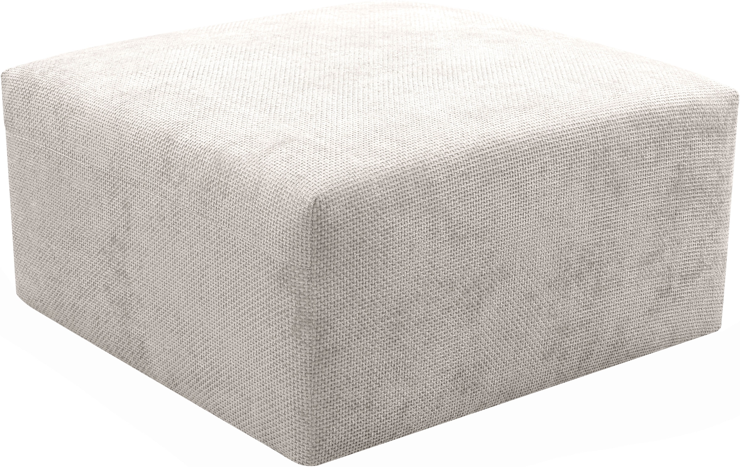 WERK2 Polsterhocker "Zeus-XL Polsterhocker modern und bequem" Curvy Trend Hocker mit urbaner Optik