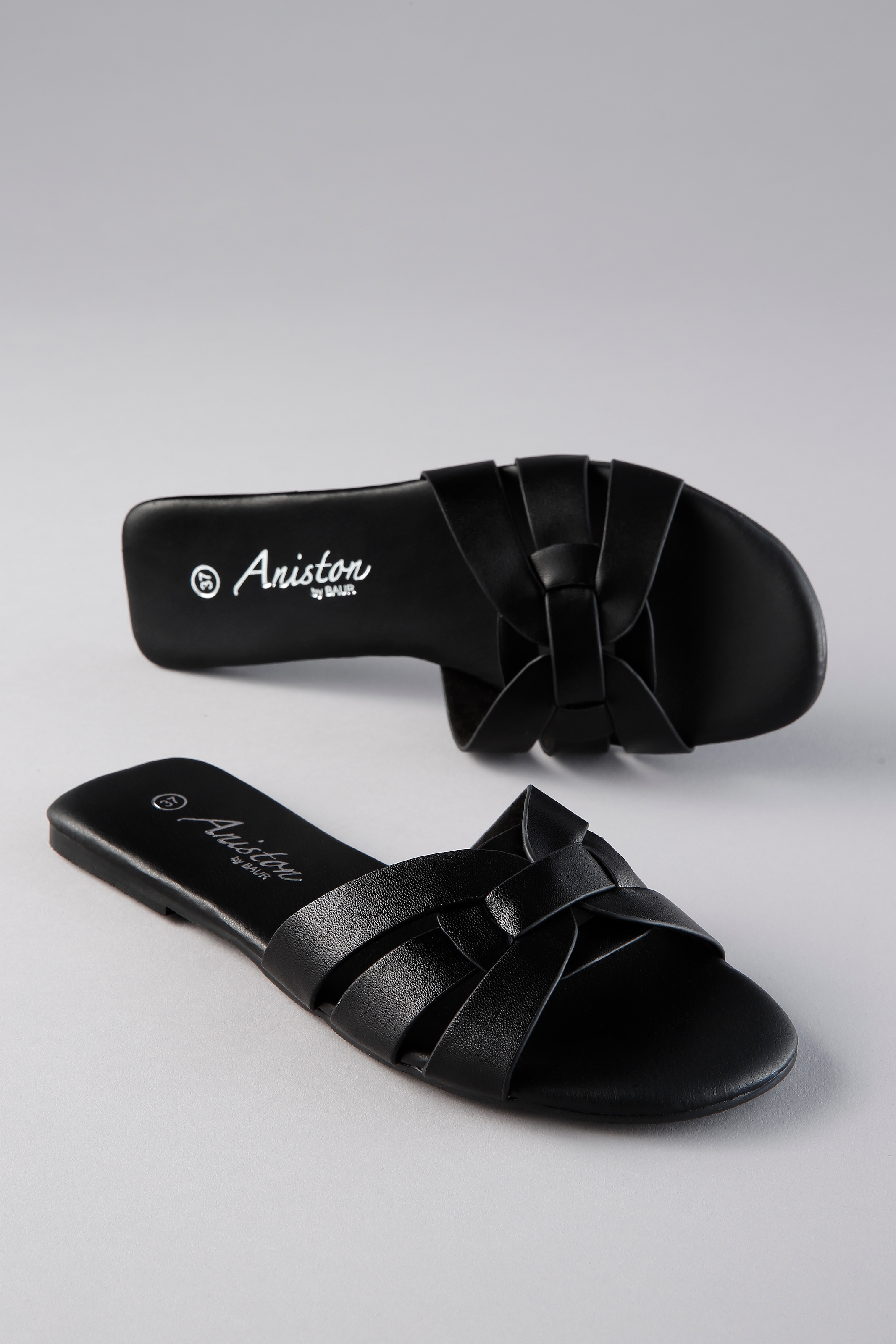 Aniston SHOES Pantolette Sommerschuh, Flat - NEUE KOLLEKTION günstig online kaufen