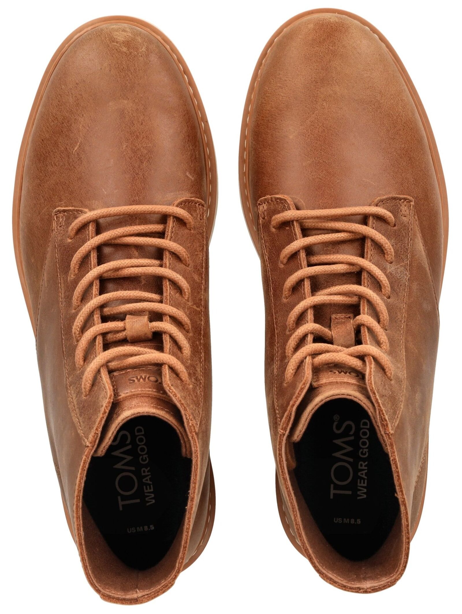 TOMS Schnürstiefelette »TOMS Stiefelette Leder«