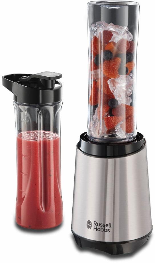 Standmixer »Mix & Go Steel 23470-56«, 300 W, (Smoothie Maker) Edelstahl/schwarz, klein