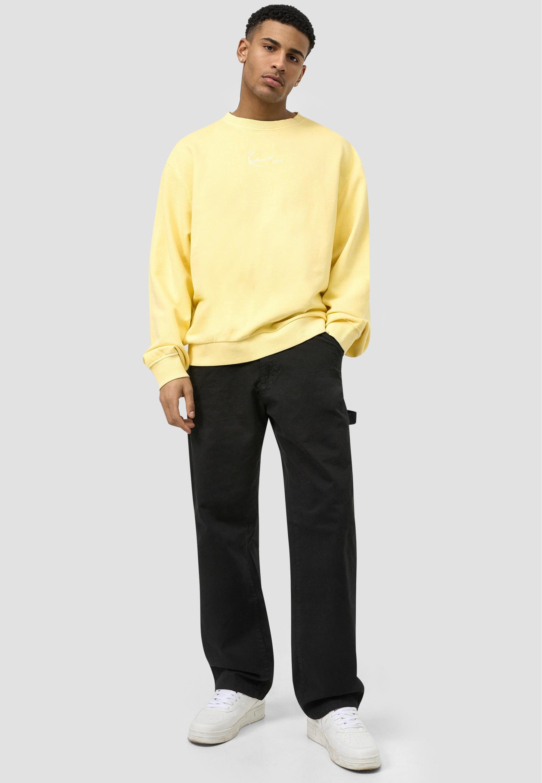 Karl Kani Rundhalspullover »Karl Kani Herren KM213-060-2 Small Signature OS Washed Crew«, (1 tlg.)