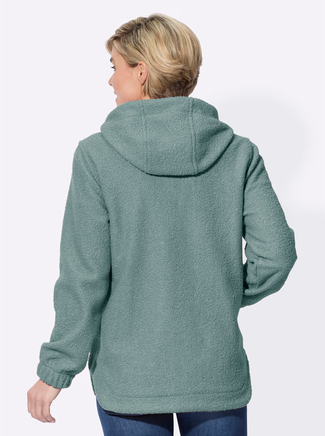 Classic Basics Bouclèjacke, mit Kapuze günstig online kaufen