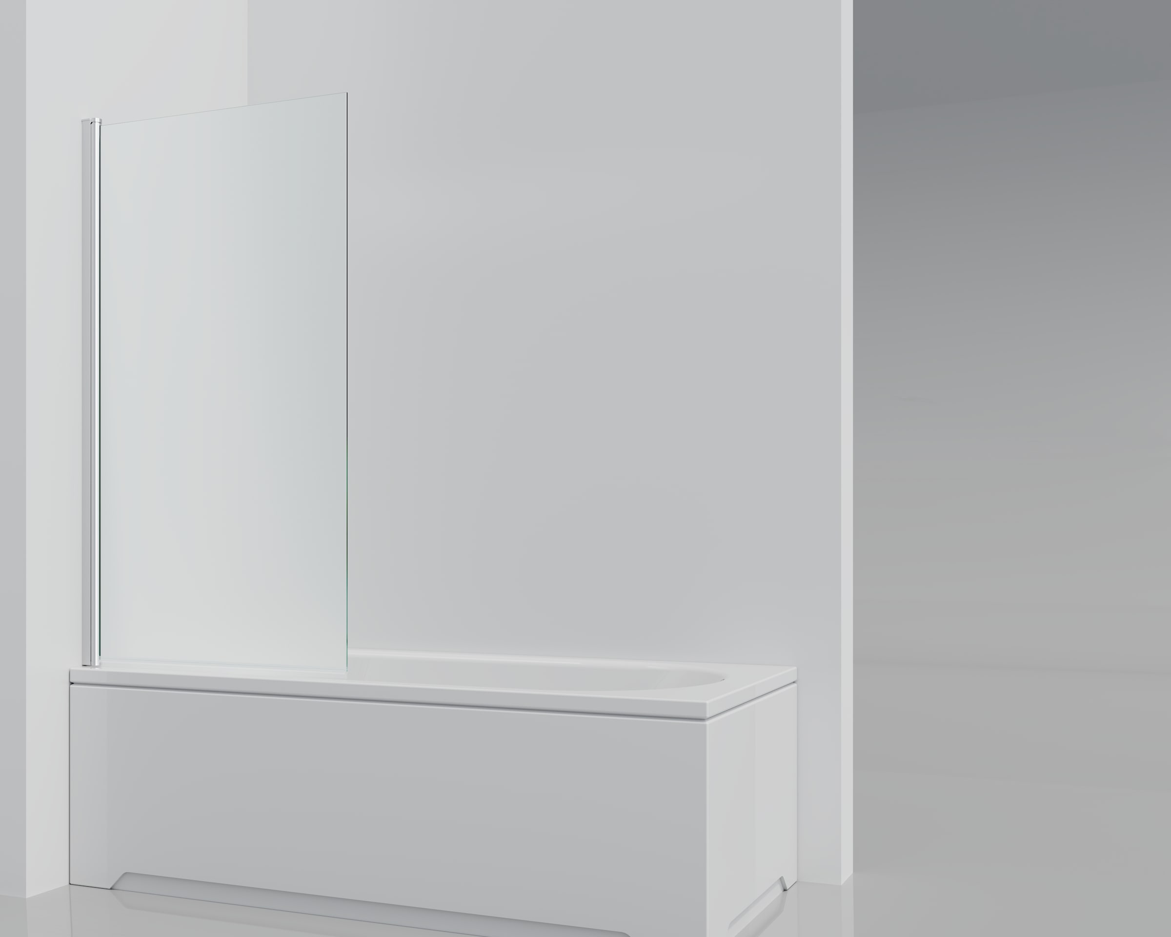 welltime Badewannenaufsatz »BWA Nassau Single clear«