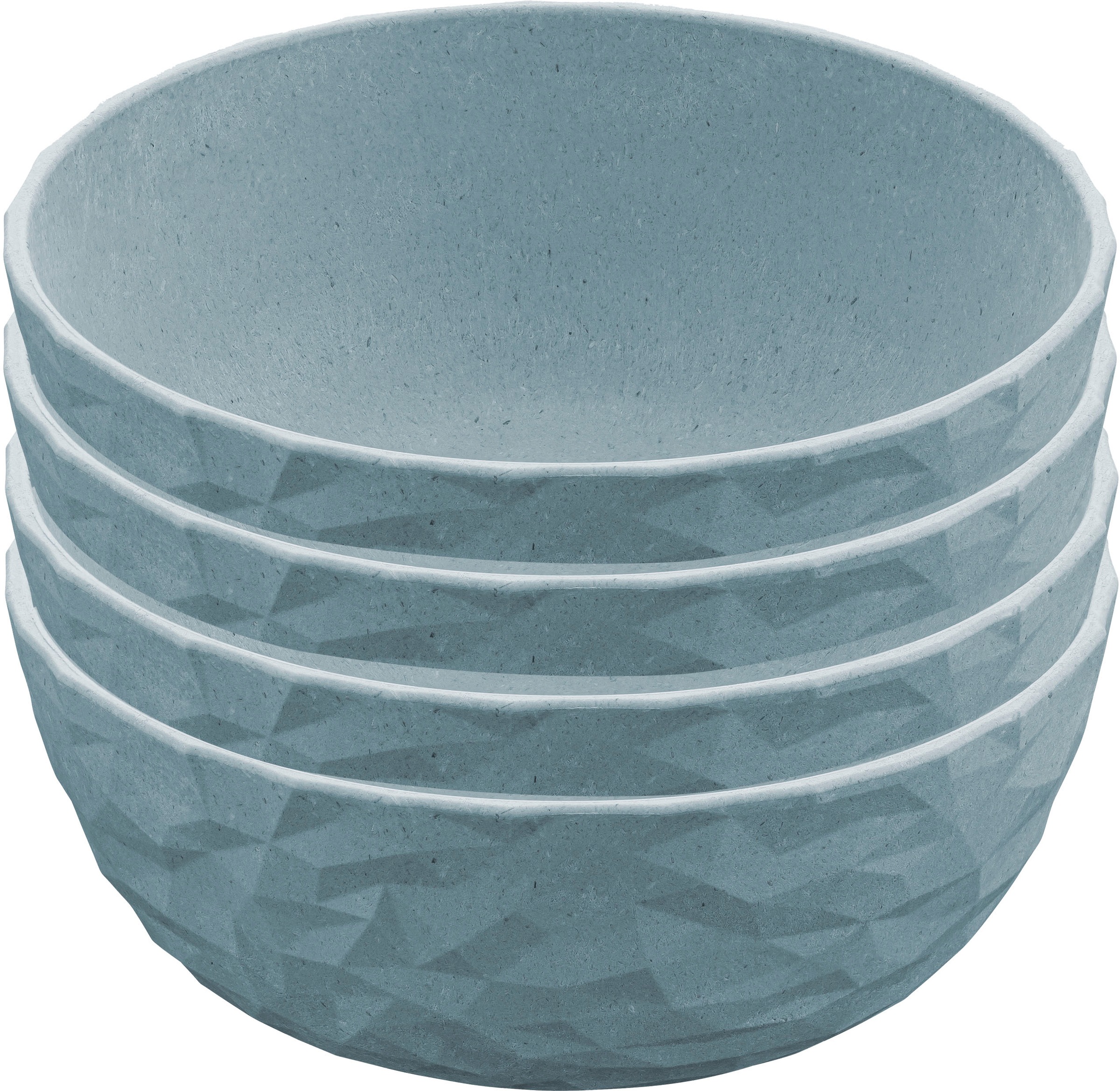 KOZIOL Schale "CLUB BOWL", 4 tlg., aus Kunststoff, CO² neutral, Made in Germany. Bozirkulärer Kunststoff, 700 ml