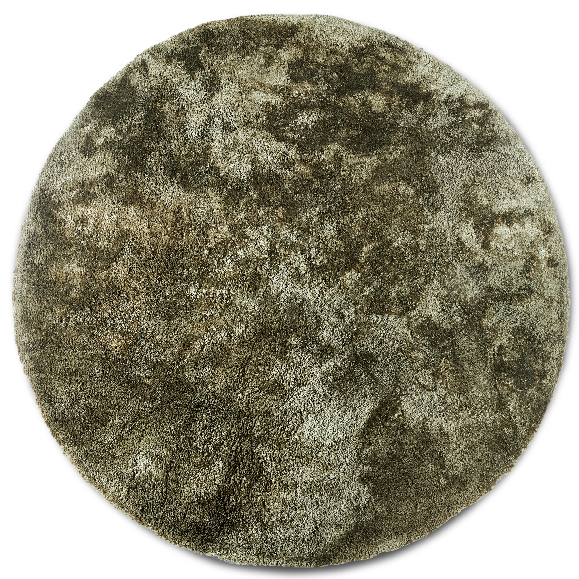 ELLE DECORATION Hochflor-Teppich »Calida«, rund, 28 mm Höhe, Langflor, Shaggy, einfarbig, flauschig, weich, glänzend, modern, uni