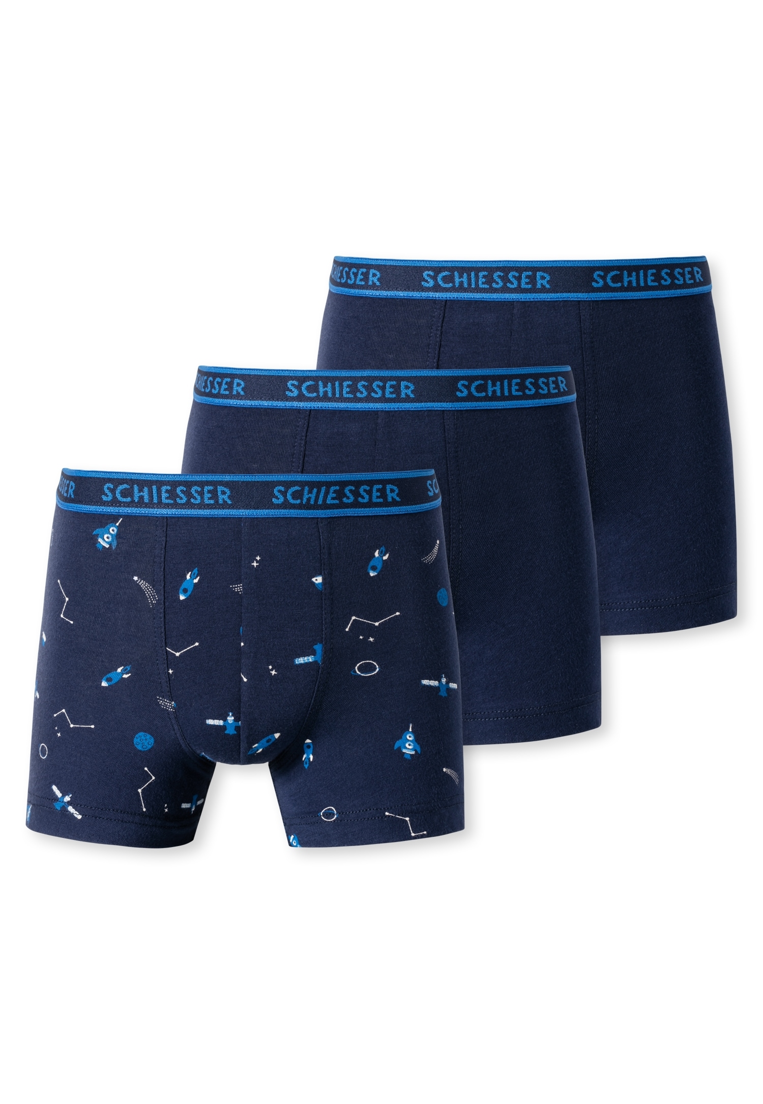 Boxershorts »"Original Classics"«, (3er-Pack), mit Raumschiffmotiv