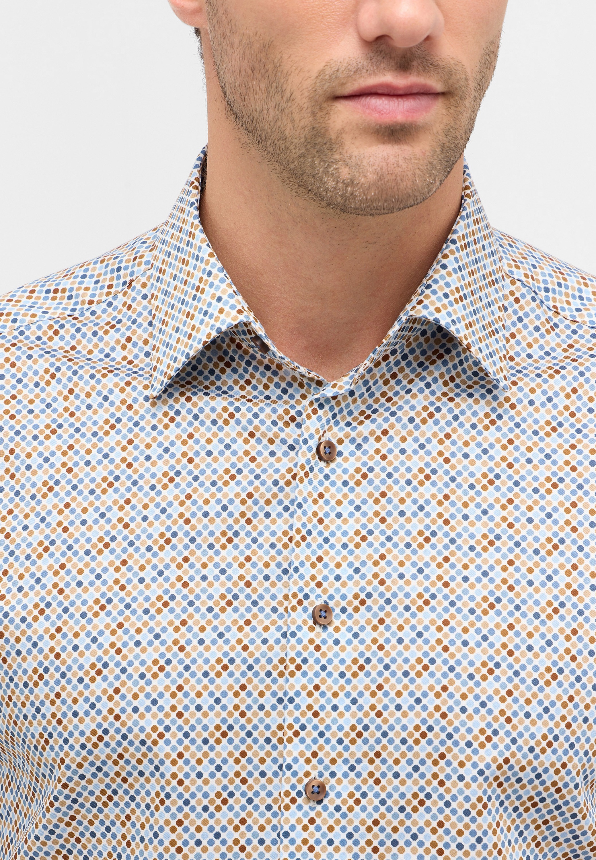 Thumbnail - Eterna Langarmhemd "MODERN FIT" NON IRON (bügelfrei)