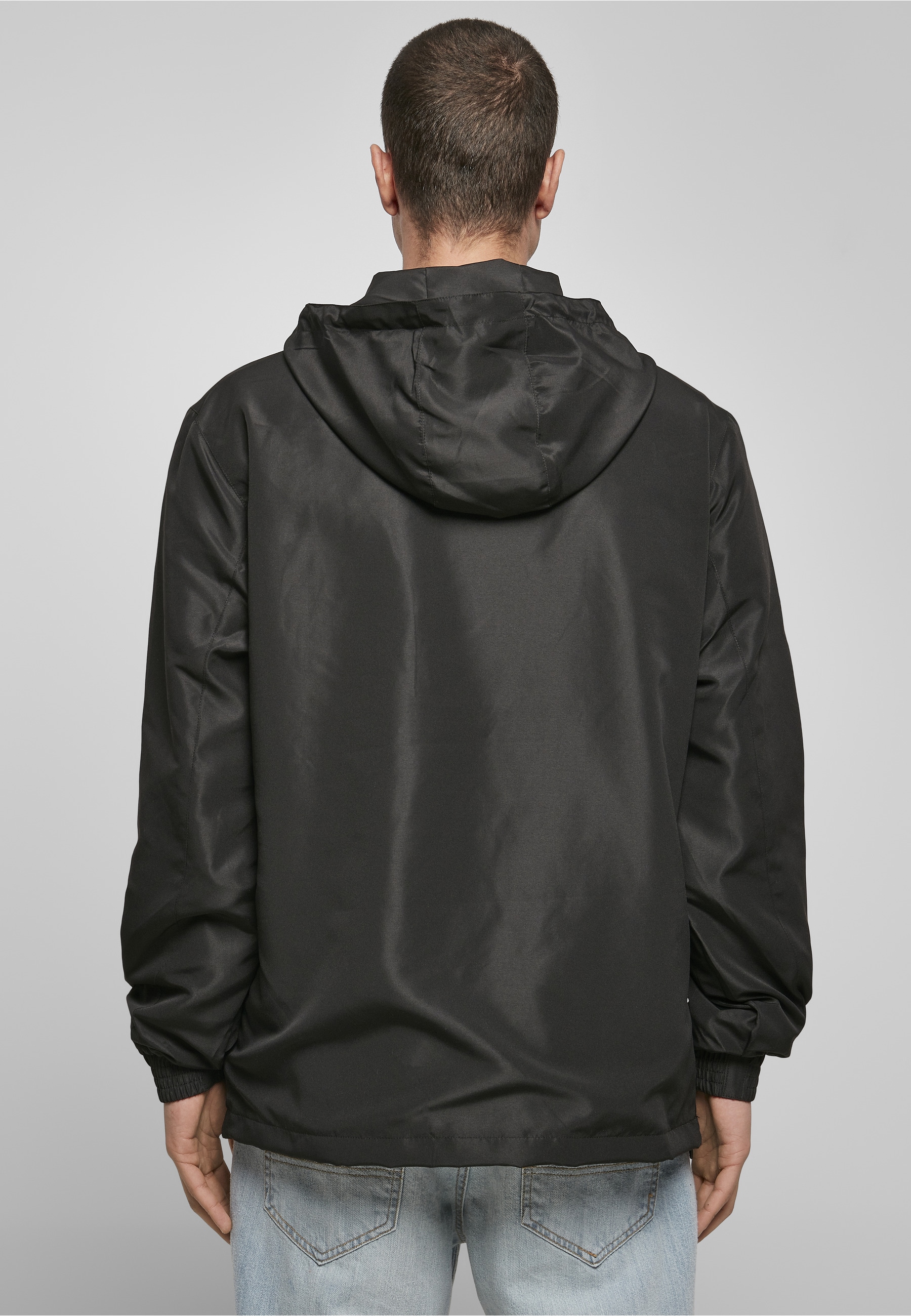 URBAN CLASSICS Funktionsmantel »Urban Classics Herren Recycled Basic Pull Over Jacket«