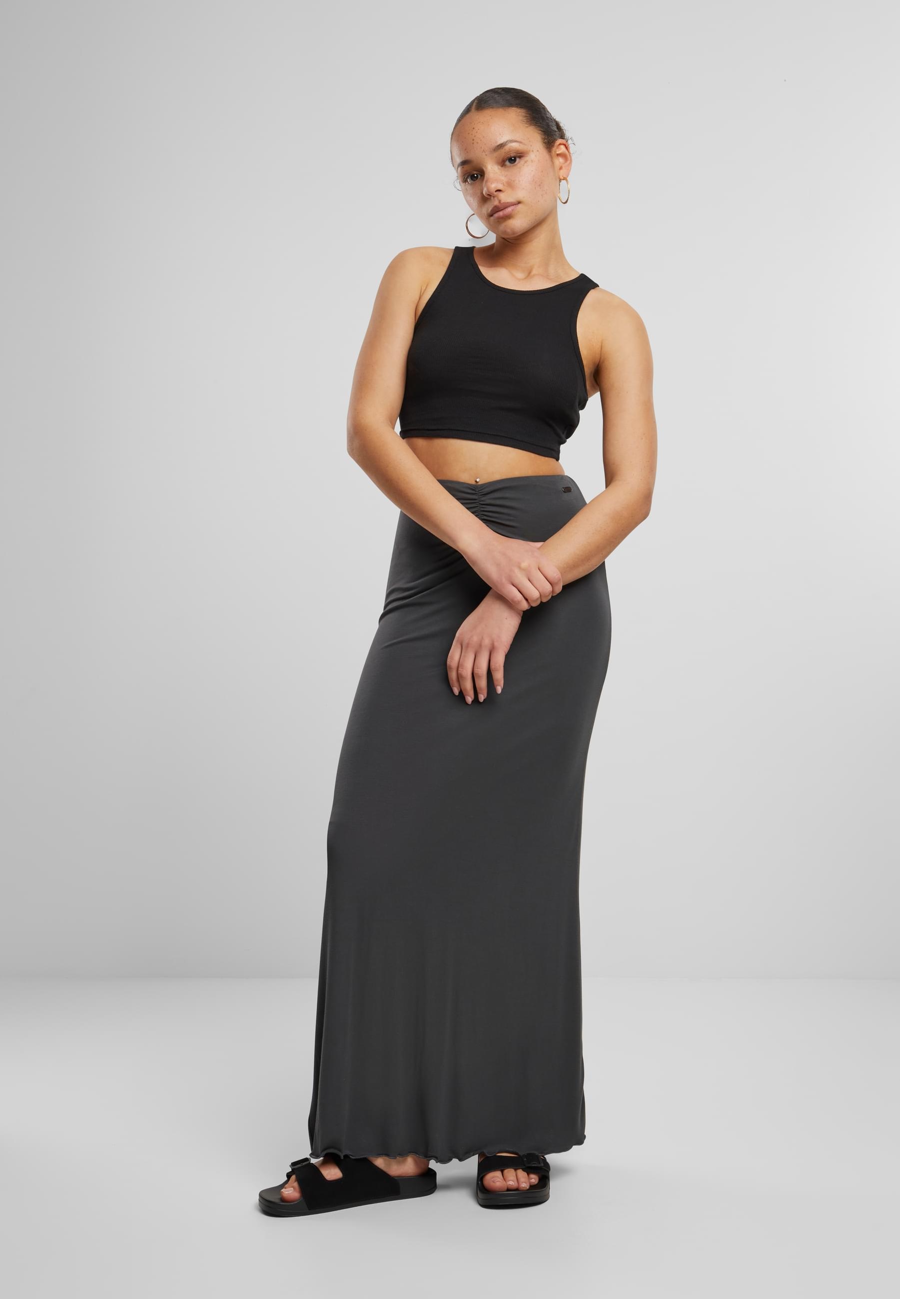 Karl Kani Sommerrock »Karl Kani Karl Kani Small Metal Plate Long Skirt«, (1 tlg.)