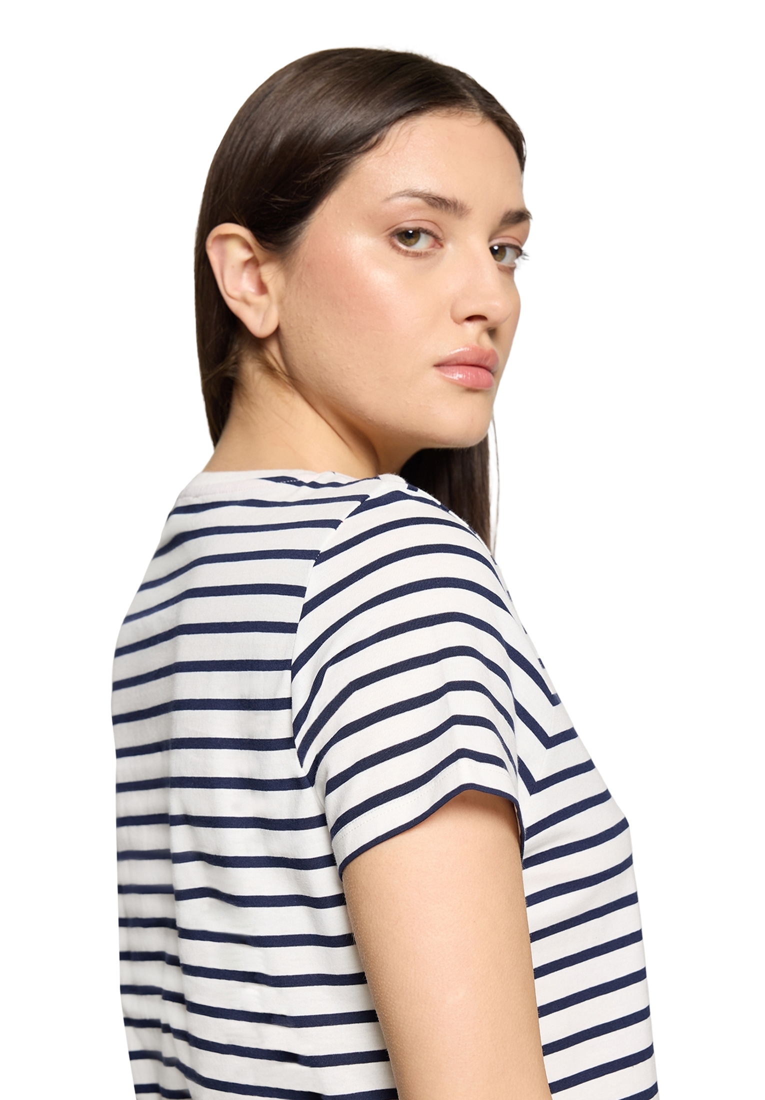 Cartoon Kurzarmshirt »Damen mit Rundhalsausschnitt« 1