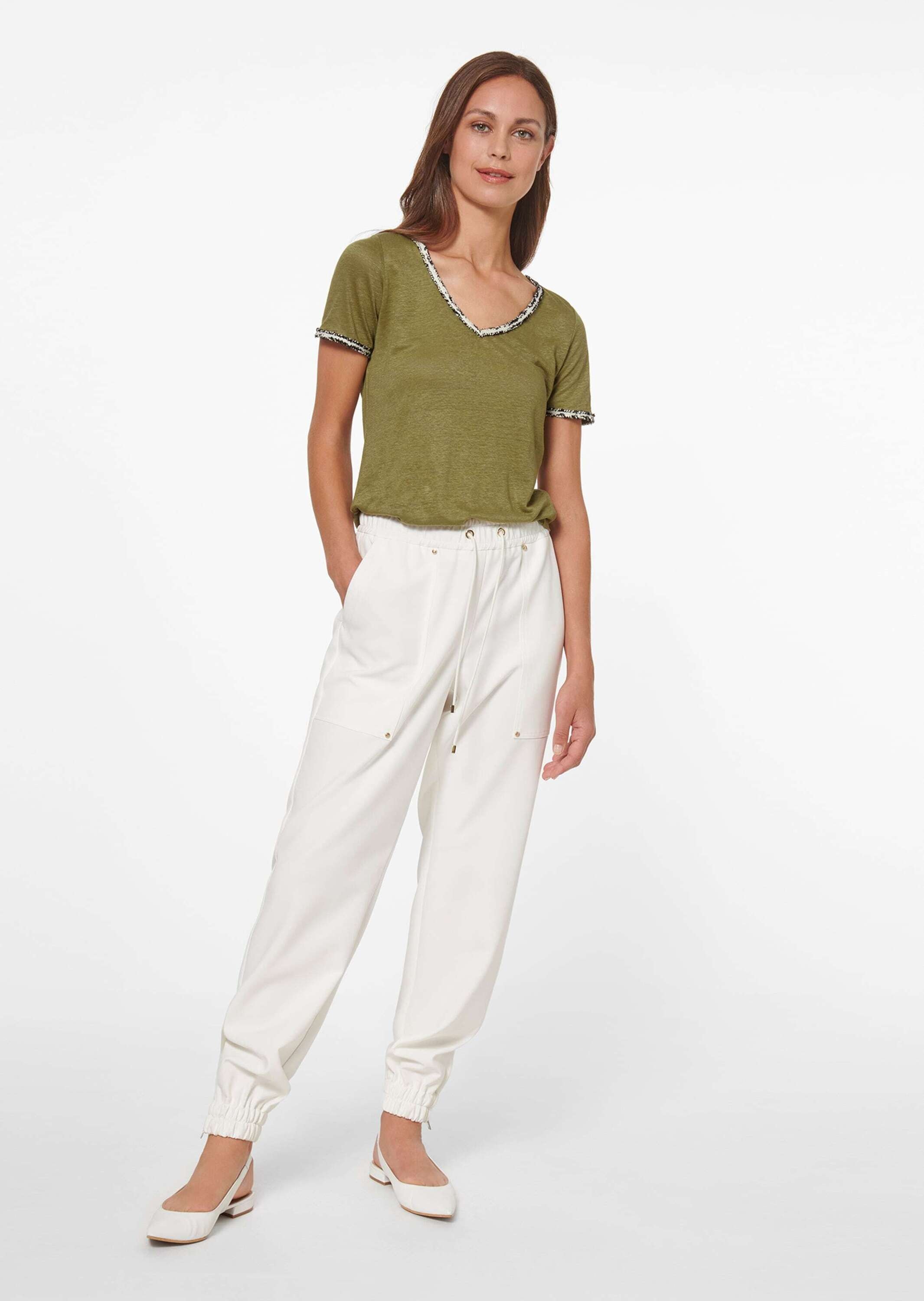 MADELEINE Kurzarmshirt "Shirt Kurzarm-Shirt aus Leinen" günstig online kaufen