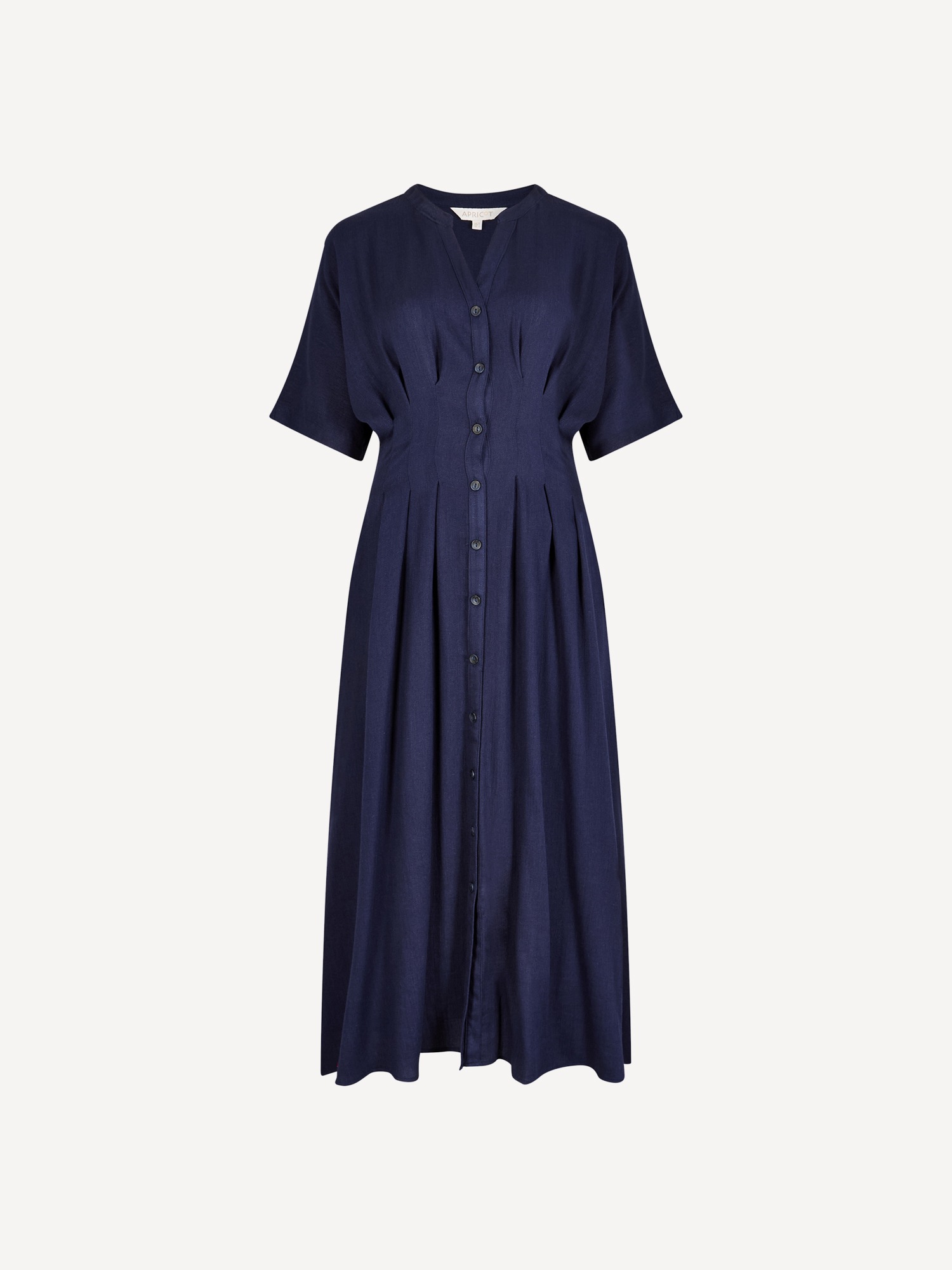 Apricot Midikleid »Plissiertes Midikleid« Einfarbig
