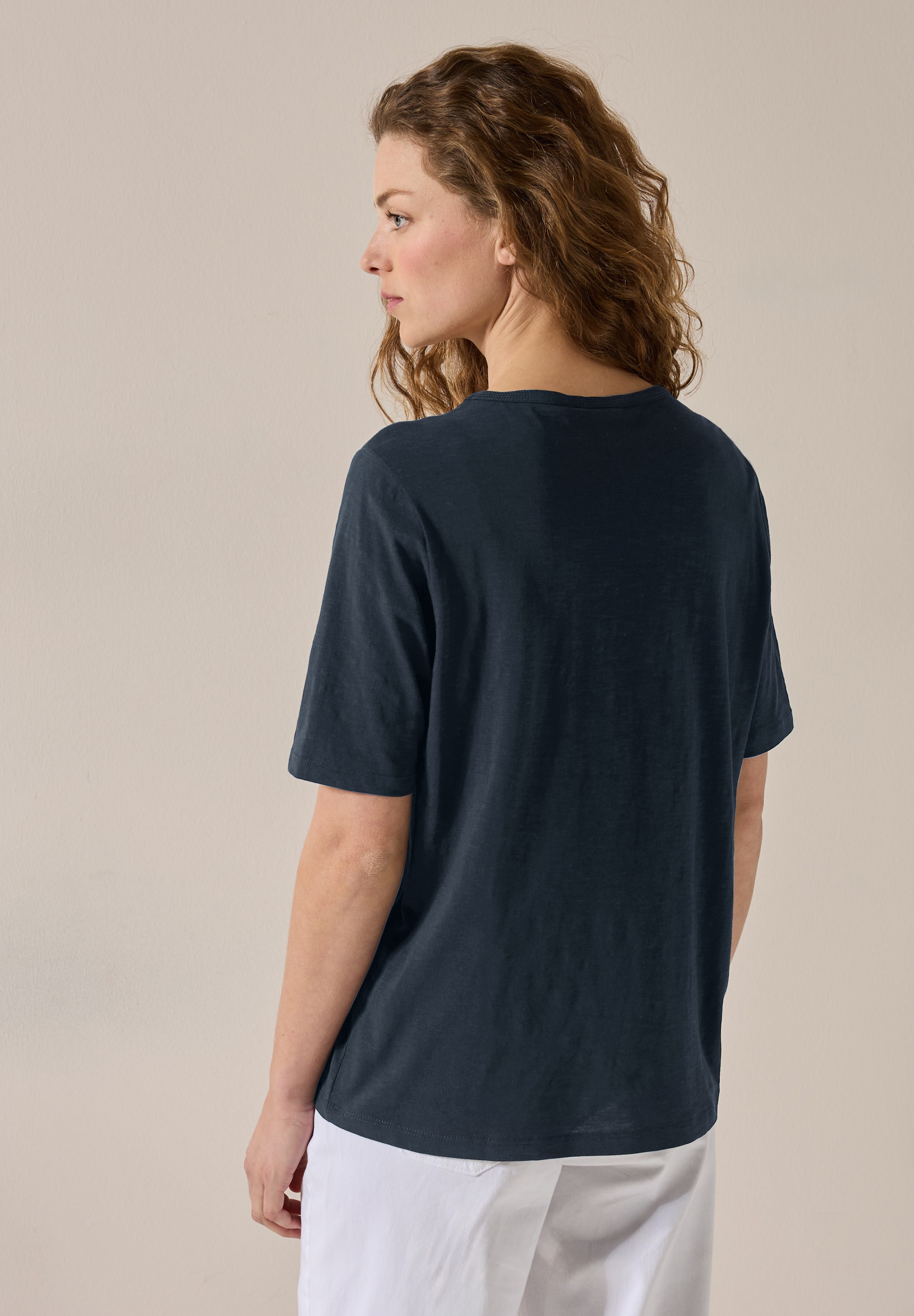 Cecil T-Shirt, aus reiner Baumwolle