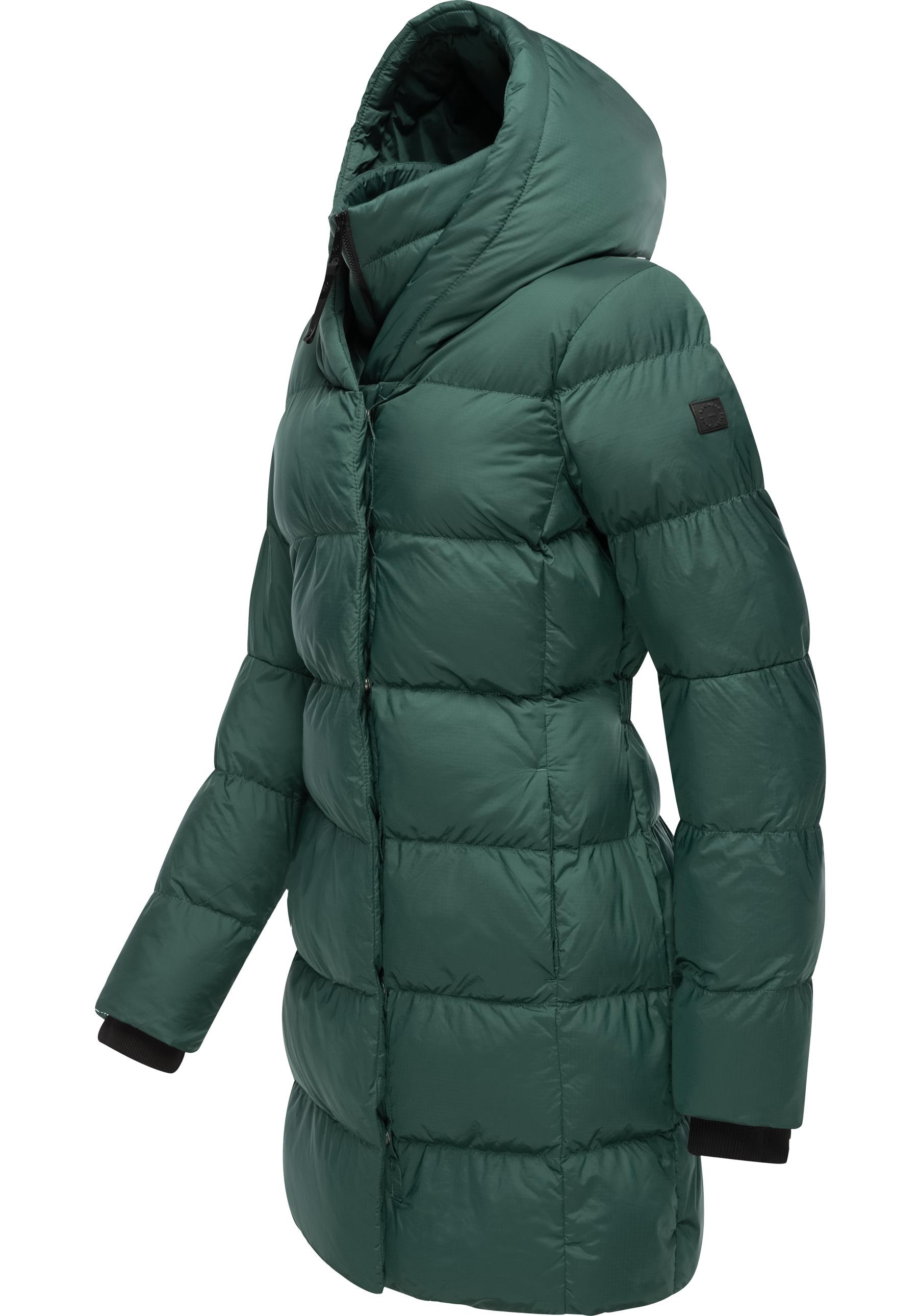 Ragwear Kurzmantel »Niara«, stylischer, gesteppter Wintermantel mit gefütterter Kapuze