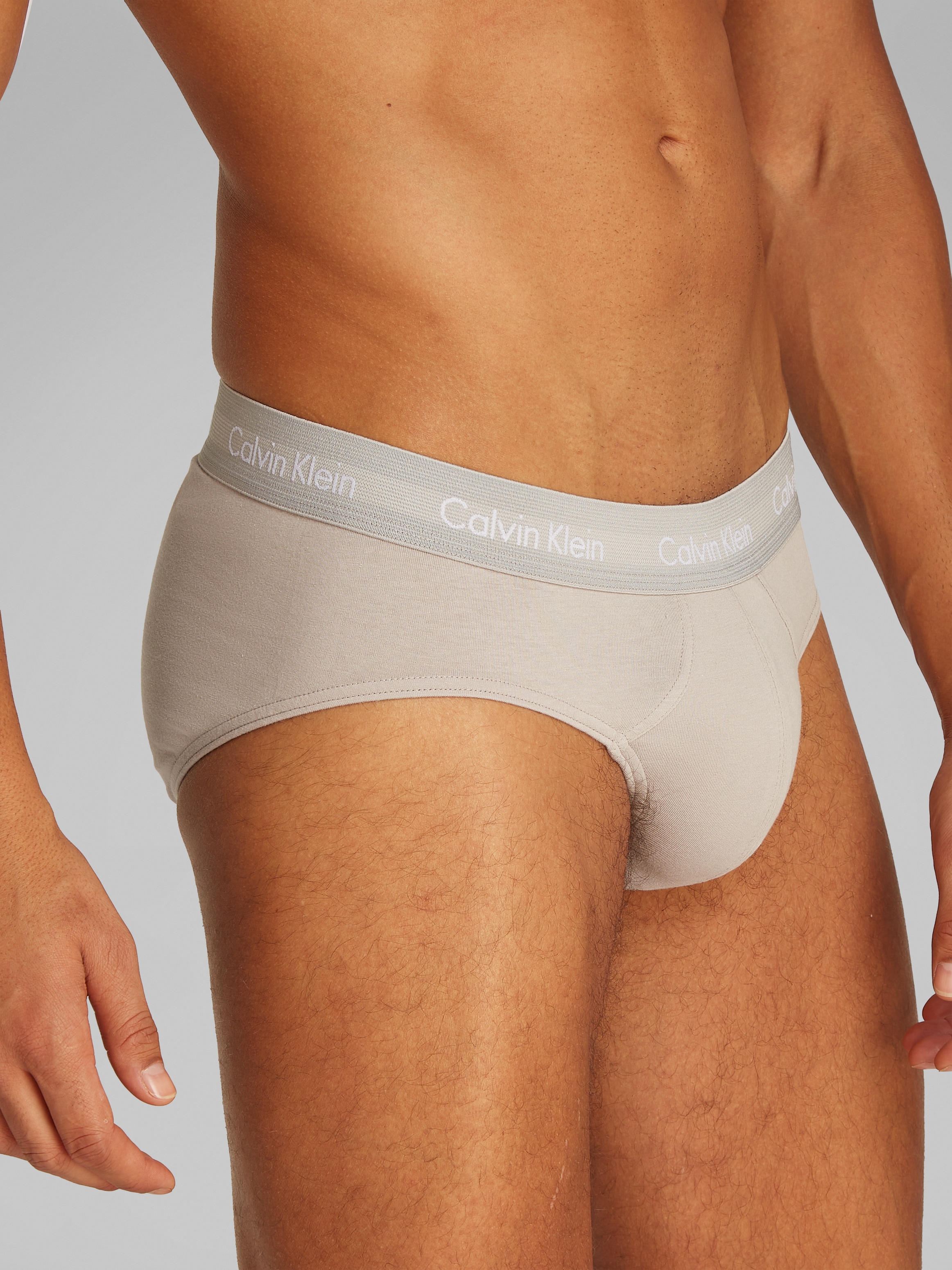 Calvin Klein Underwear Hipster, (3 St.), mit farbigem Webbund