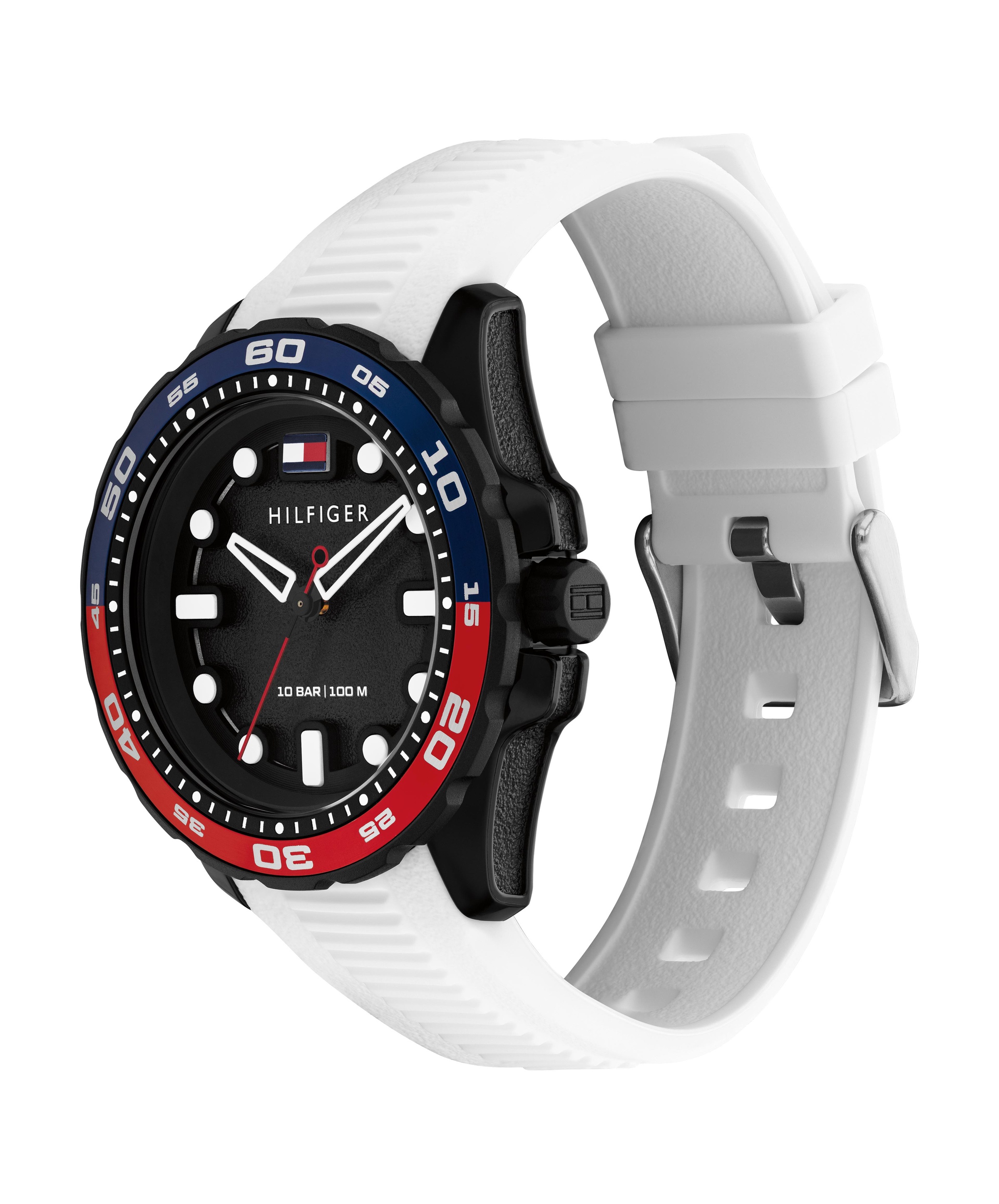 Tommy Hilfiger Quarzuhr »TH Regatta« Armbanduhr, Damenuhr, Herrenuhr, Silikonarmband, analog