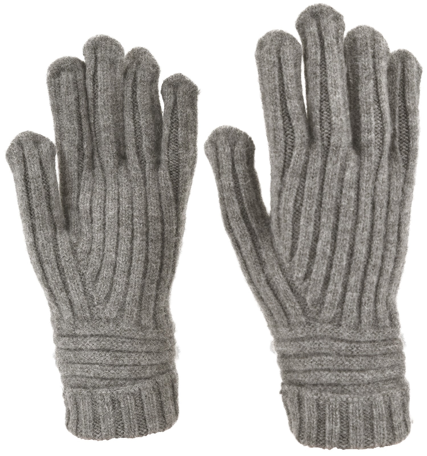 styleBREAKER Strickhandschuhe "Strickhandschuhe mit Rippenmuster" 1 Stk.