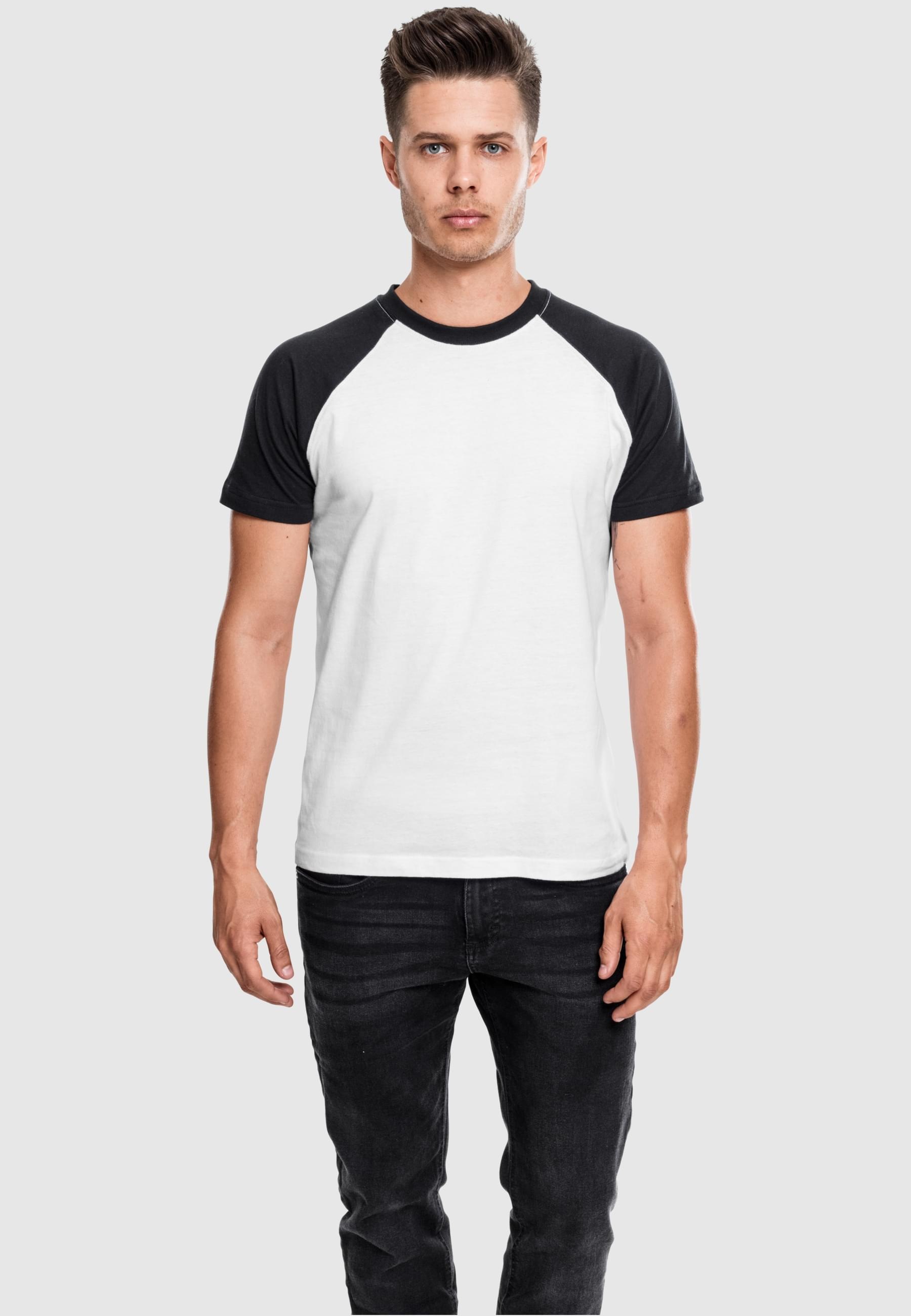 URBAN CLASSICS T-Shirt »Urban Classics Herren Raglan Contrast Tee«, (1 tlg.)