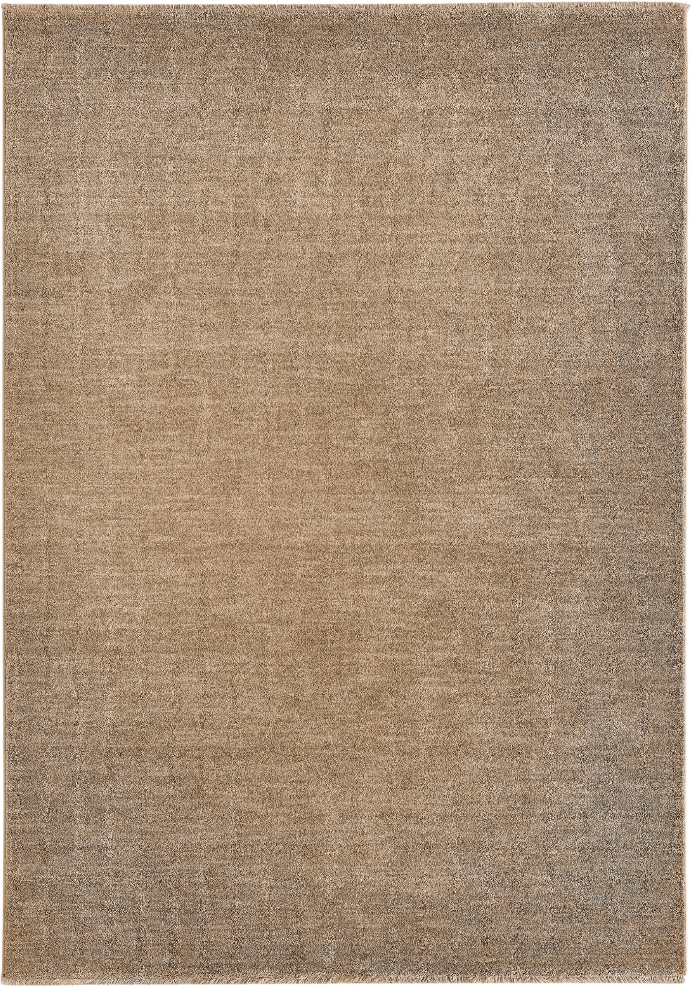 LUXOR living Teppich »Vilnius«, rechteckig, 13 mm Höhe, melierte Optik, weicher Flor, mit Fransen, Wohnzimmer