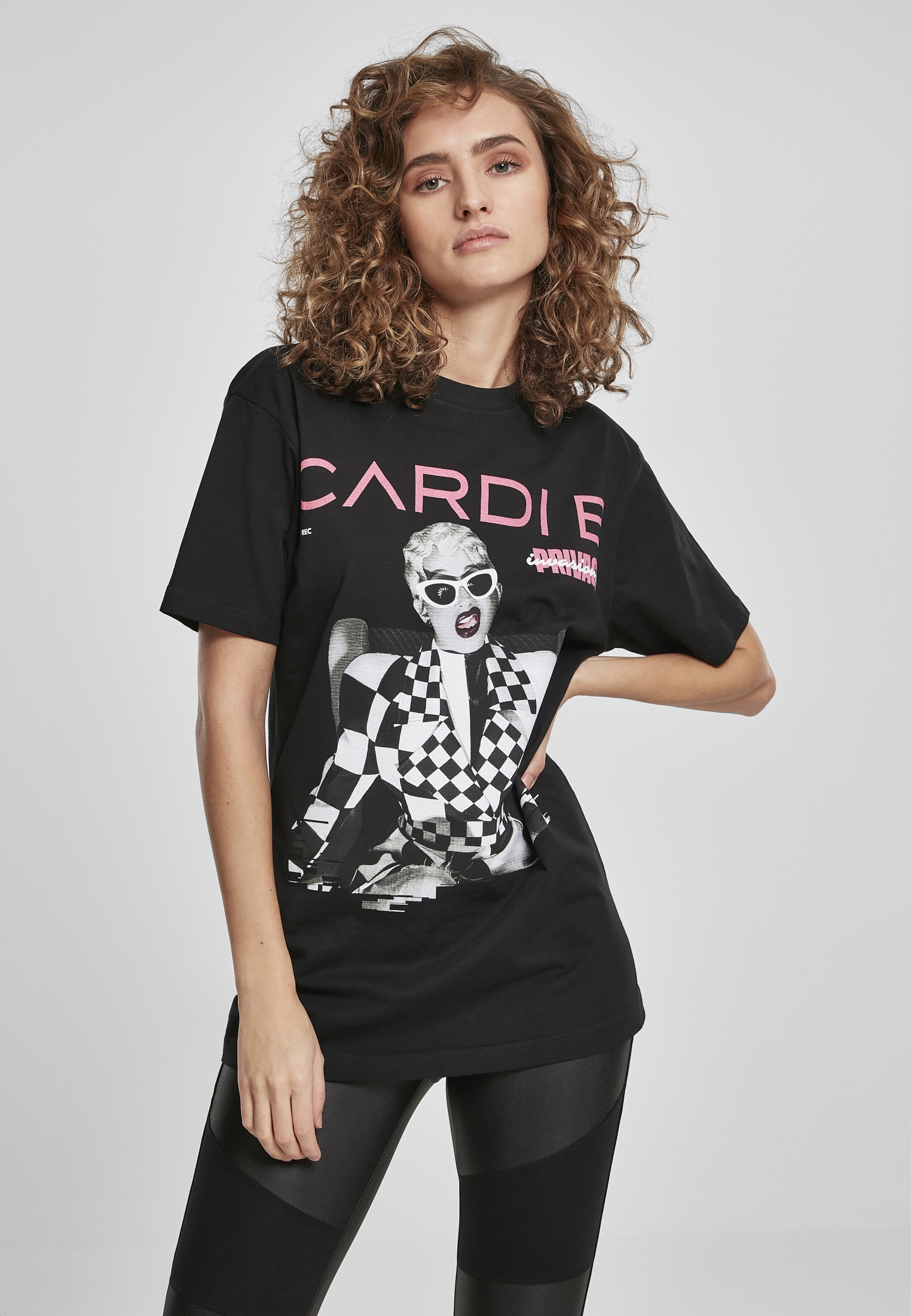 Merchcode T-Shirt »Merchcode Damen Ladies Cardi B Transmission Tee«, (1 tlg.)