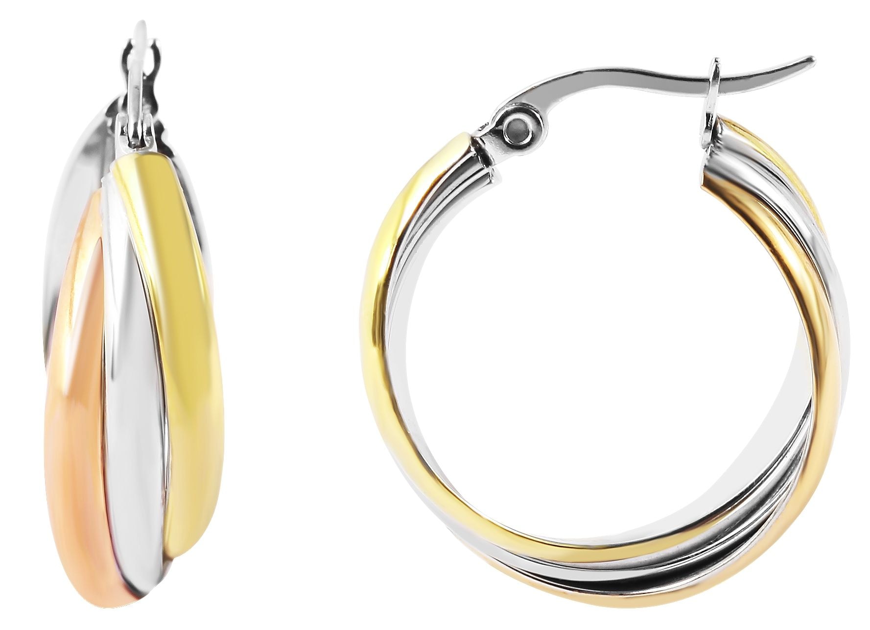 Adelia´s Paar Creolen "Damen Ohrringe – Creole aus Edelstahl" Zum Verschenk günstig online kaufen